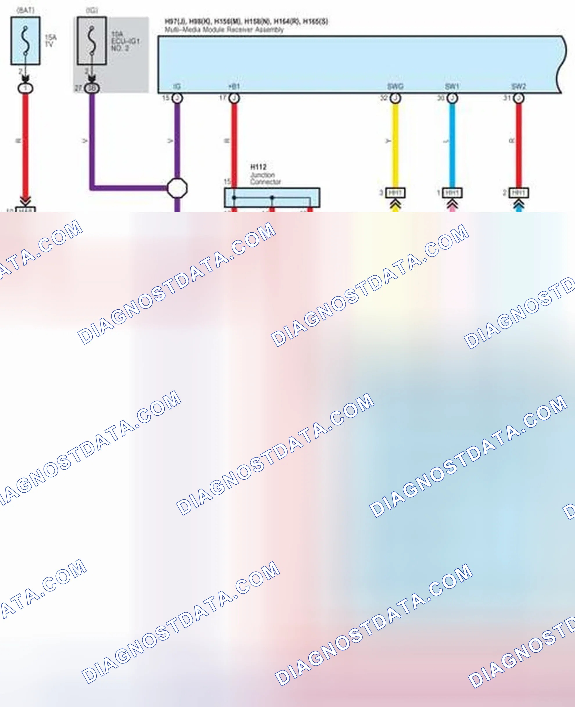 Scheme 264: Audio System (w/LEXUS Navigation System), LEXUS Navigation System and Parking Assist (Back Guide Mon