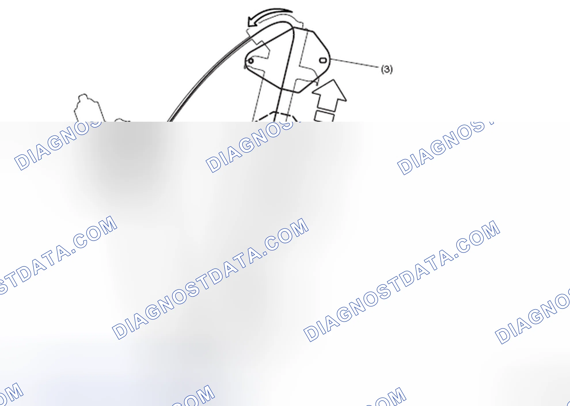 Scheme 2: Power Window Operation Diagram (Glass Moving Up)