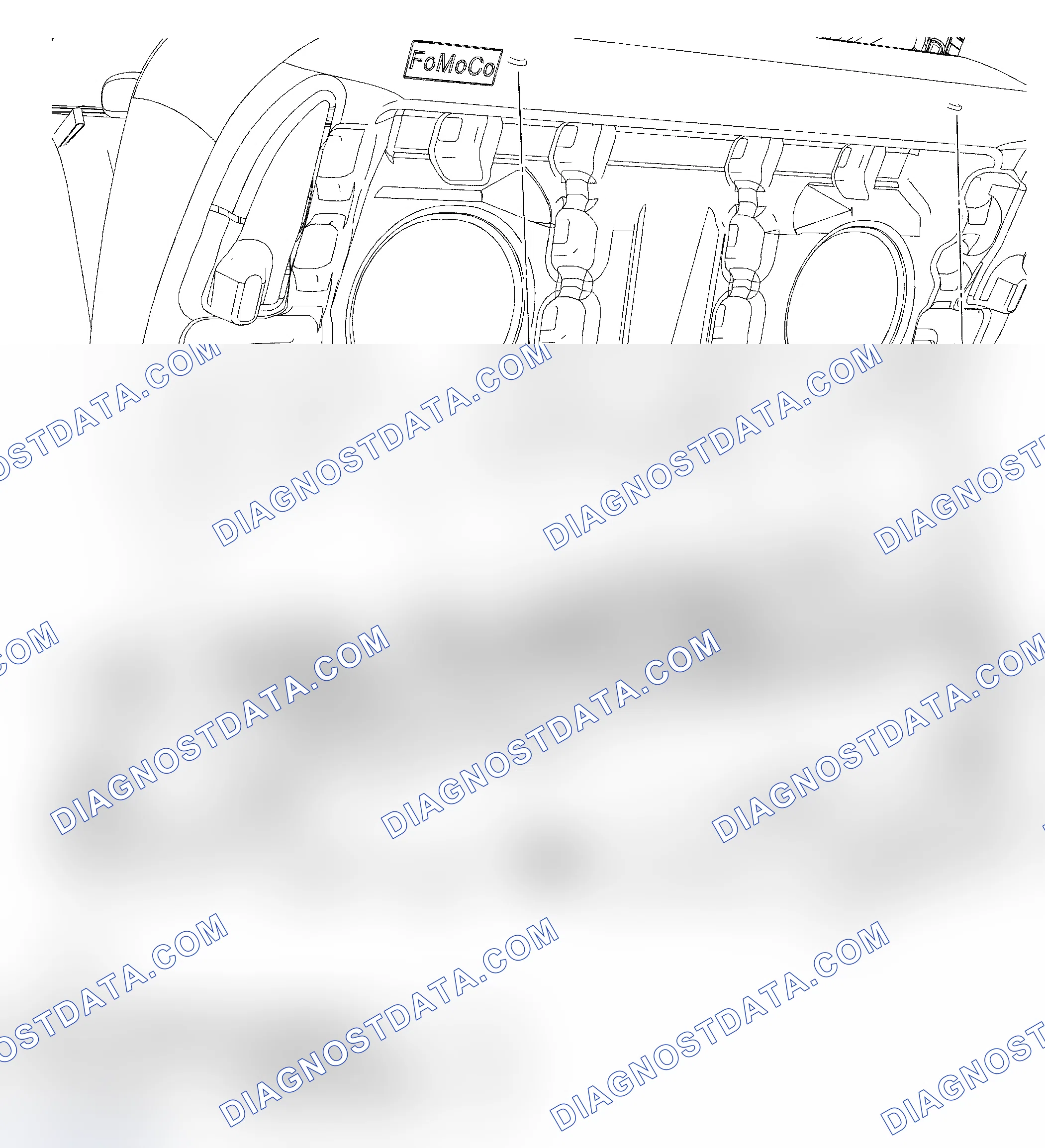 Scheme 132: Seat Cushion - Rear, Five Hundred, Montego