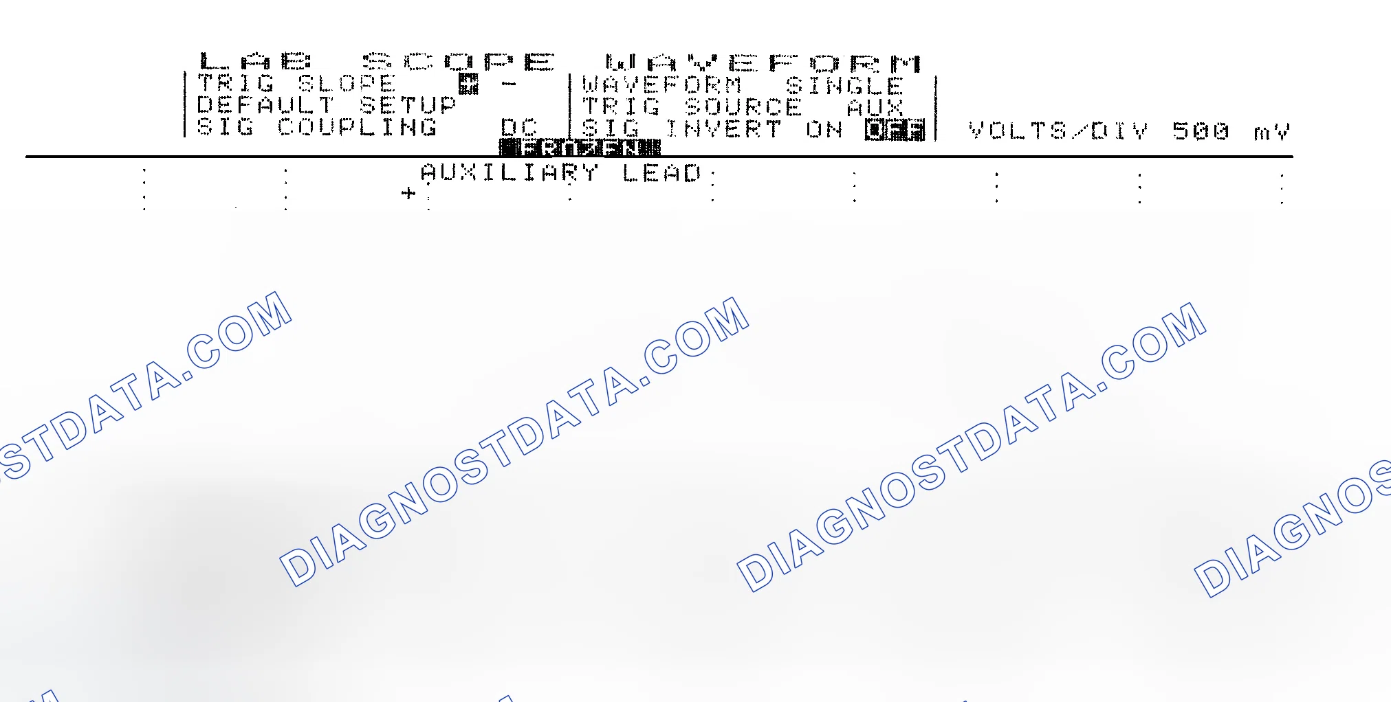 Scheme 14: Single Injector w/Excessive Current Flow - Current Pattern