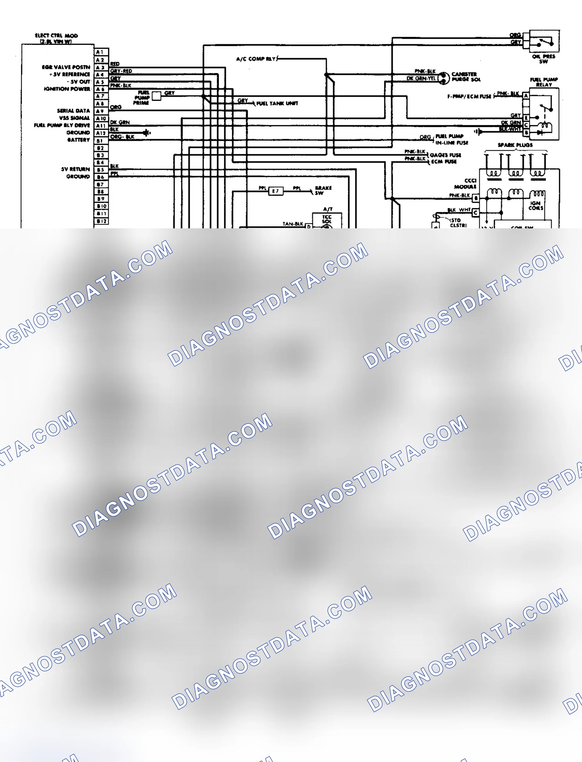 Scheme 561: Wiring Diagram, ("J" Body - Cimarron)