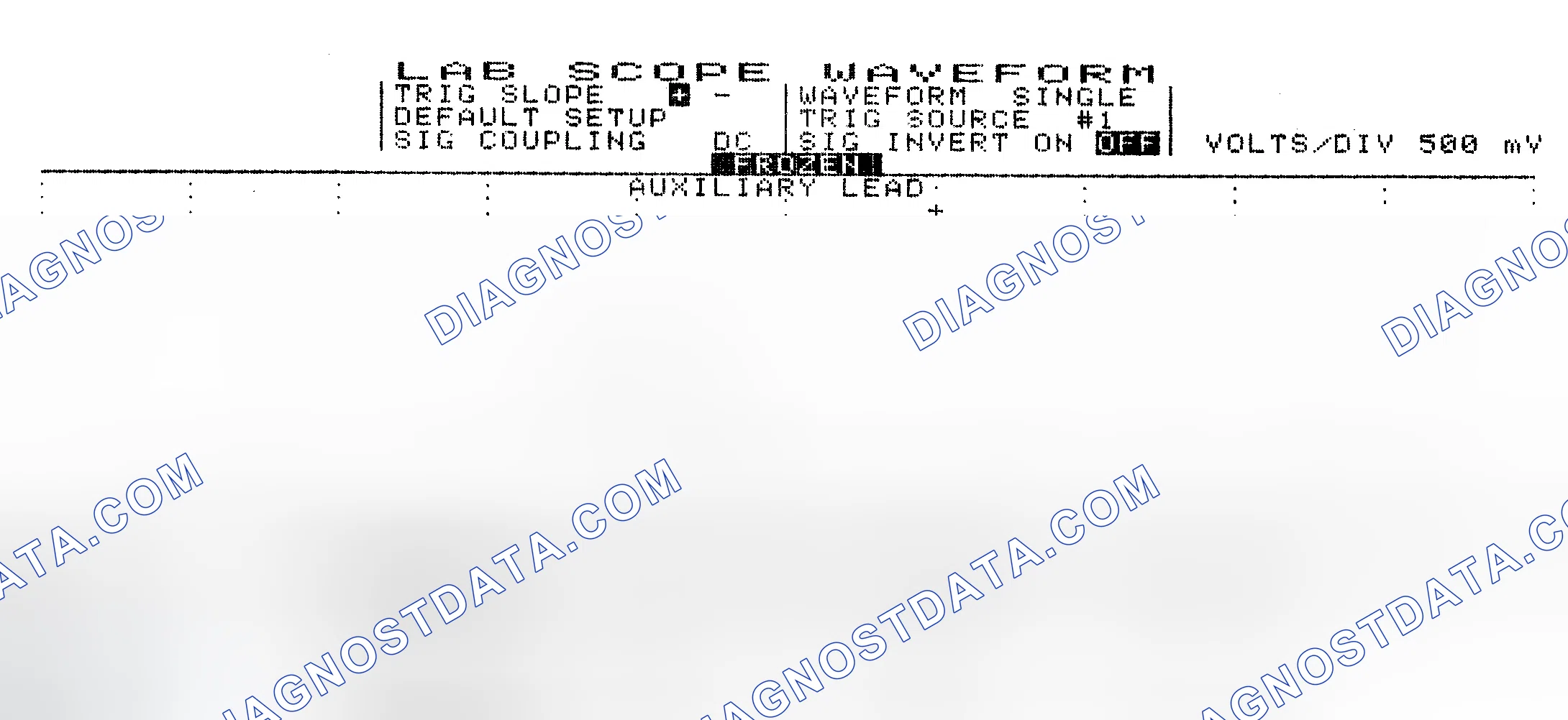 Scheme 10: Single Injector w/Excessive Current Flow - Current Pattern