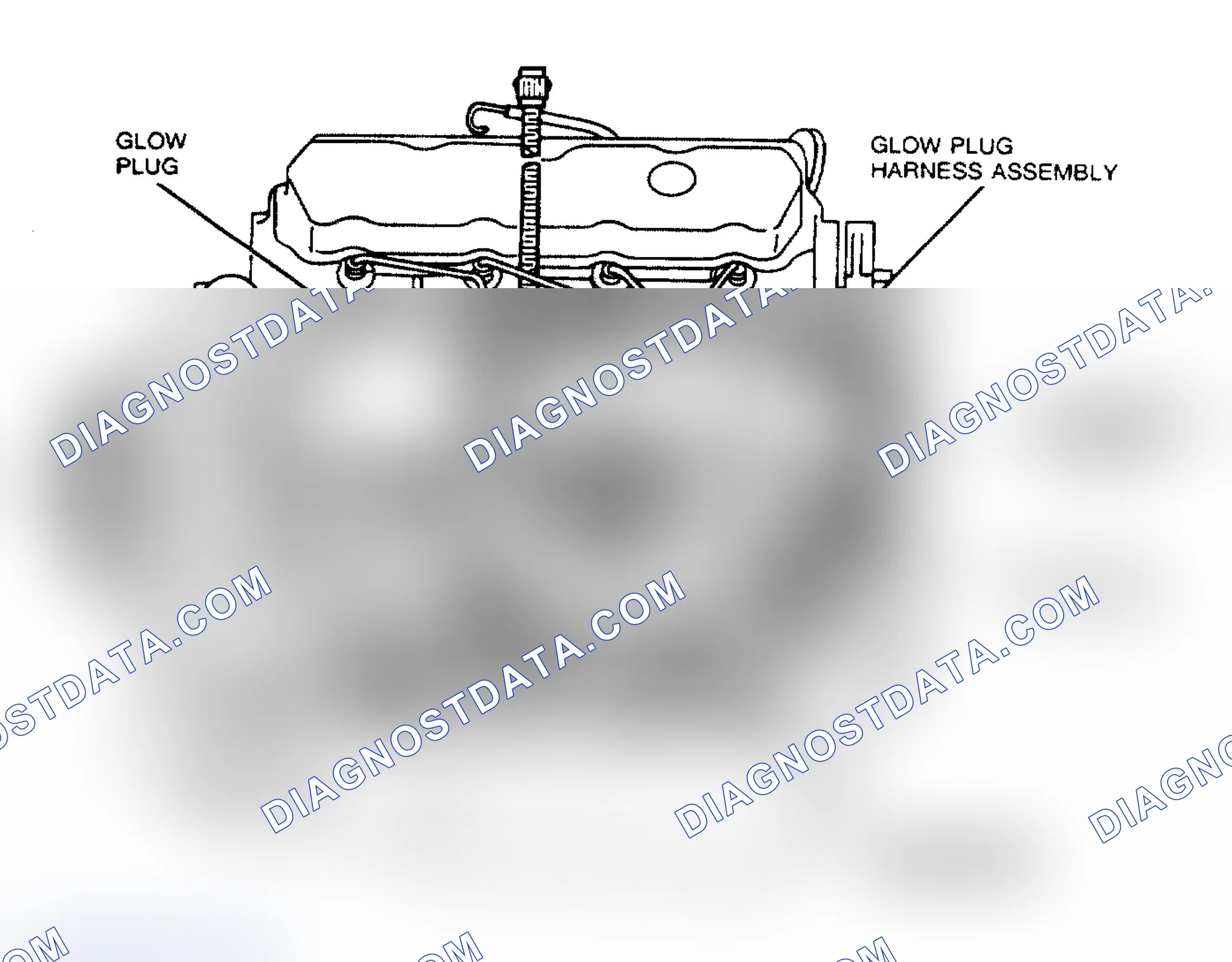 Scheme 15: GLOW PLUG COMPONENT LOCATIONS