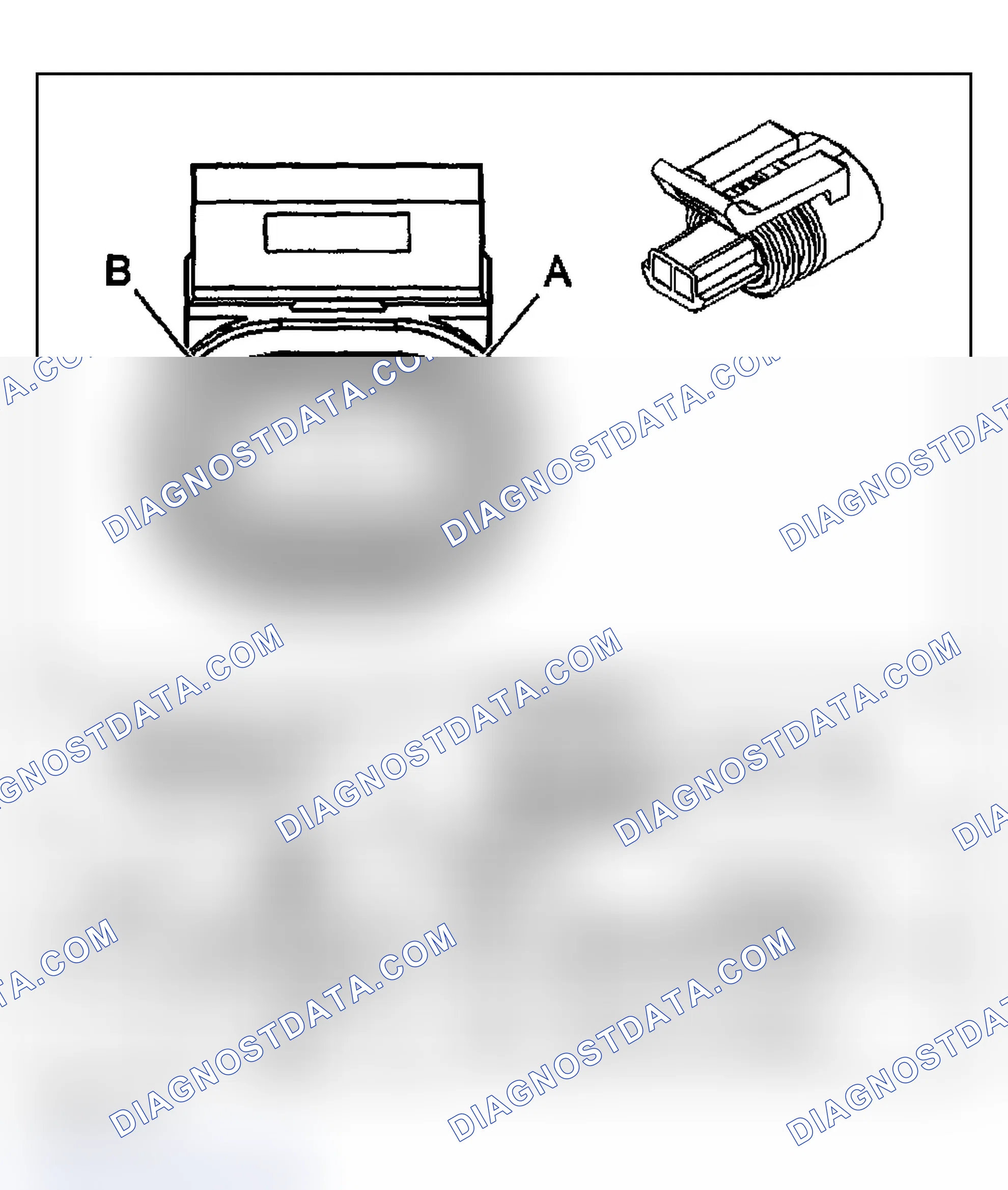 Scheme 253: Automatic Transmission Related Connector End Views