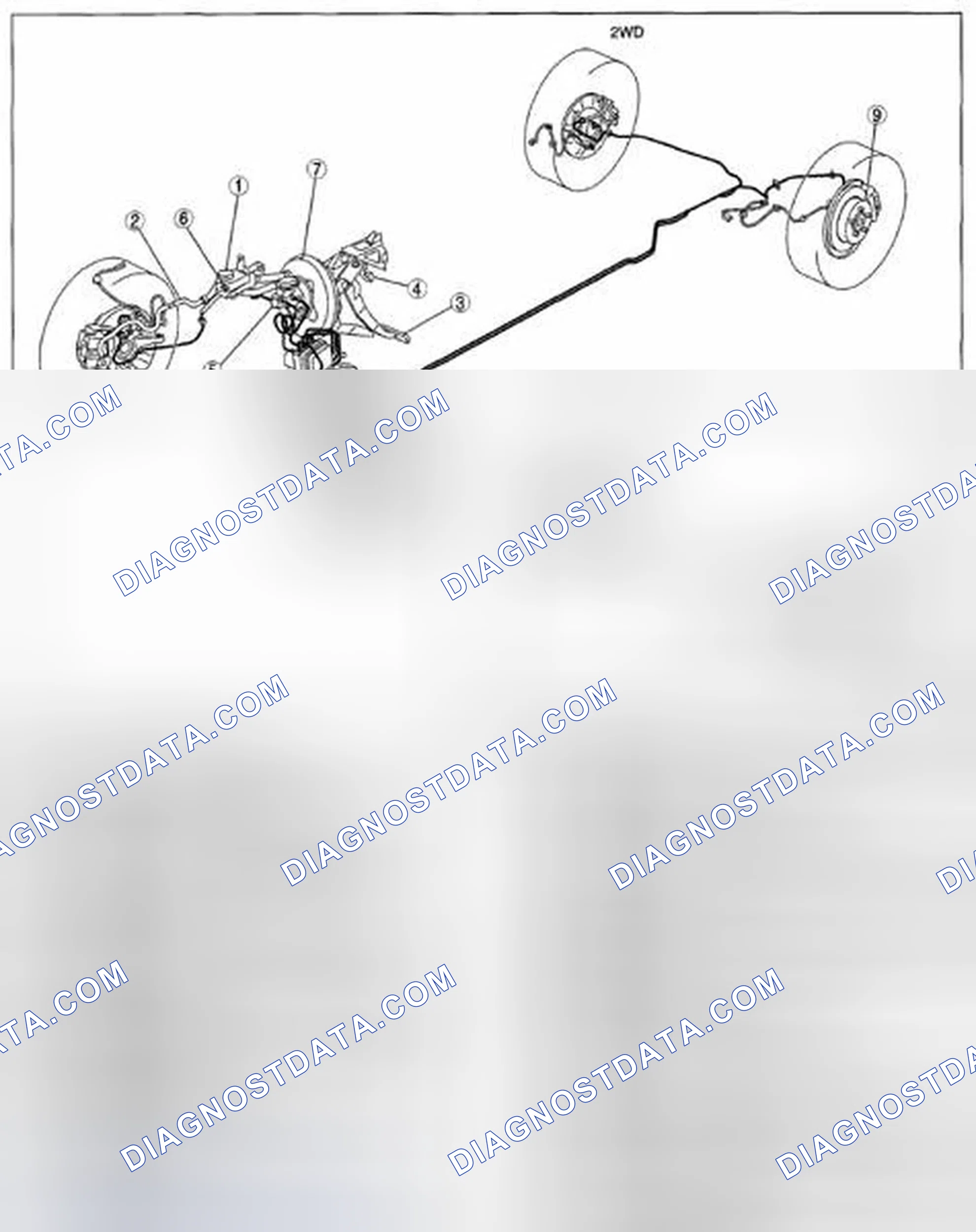 Scheme 1: CONVENTIONAL BRAKE SYSTEM LOCATION INDEX