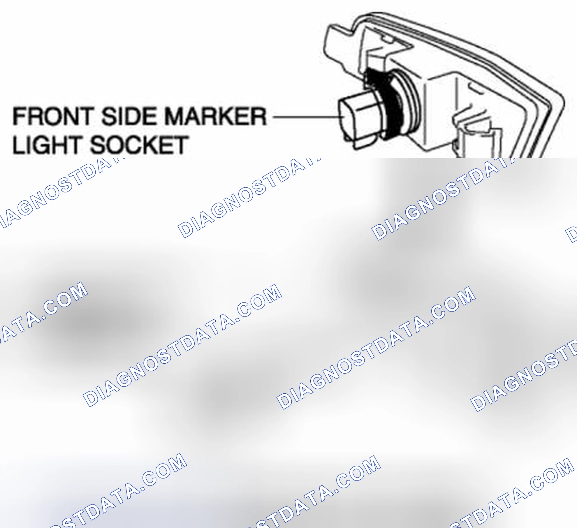 Scheme 67: FRONT SIDE MARKER LIGHT BULB REMOVAL/INSTALLATION