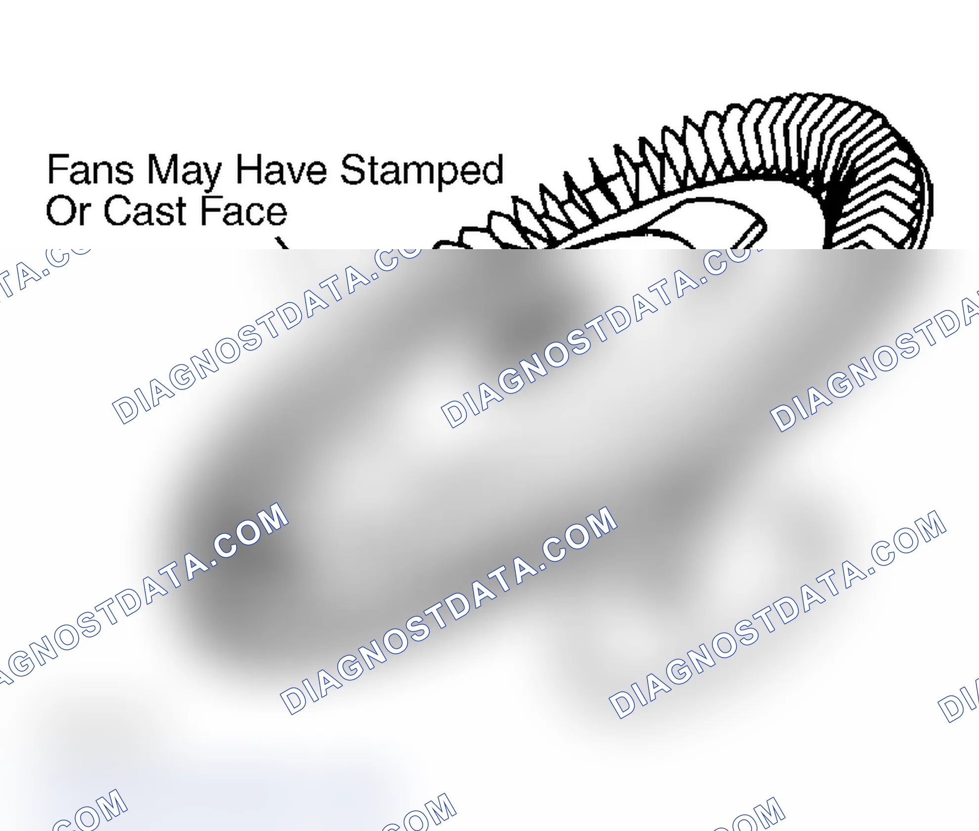 Scheme 7: Thermostatically Controlled Fan Assembly Shown with stamped face and bi-metallic coil spring.