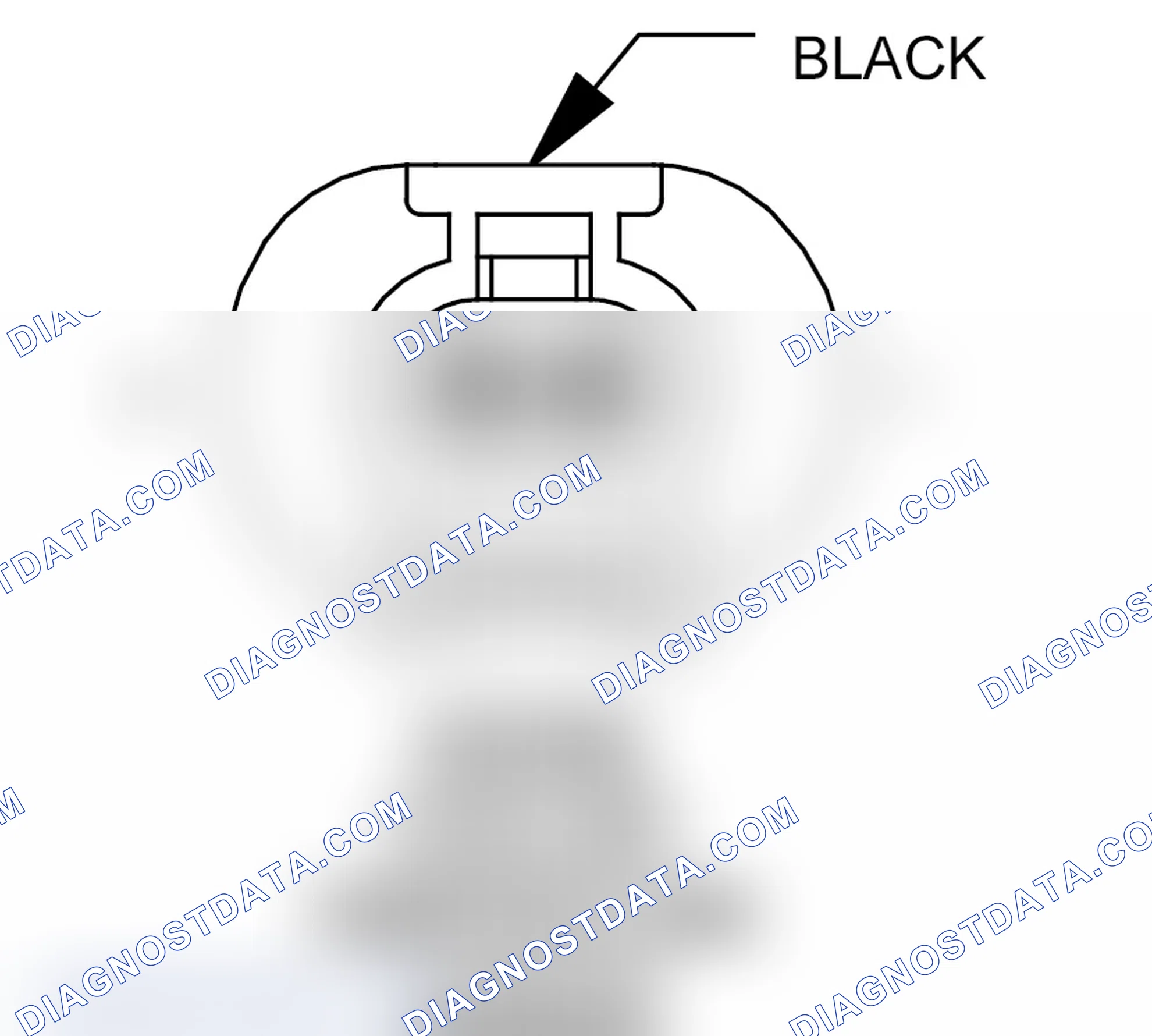 Scheme 122: Engine Coolant Temperature Sensor Connector End View