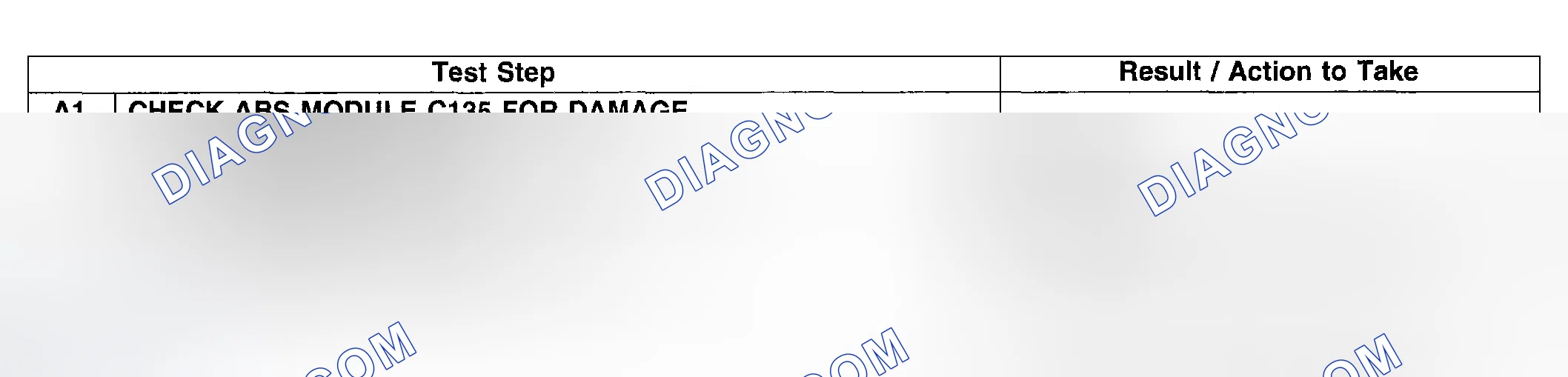 Scheme 6: PINPOINT TEST A: THE ANTI-LOCK BRAKE SYSTEM (ABS) MODULE DOES NOT RESPOND TO THE DIAGNOSTIC TOOL