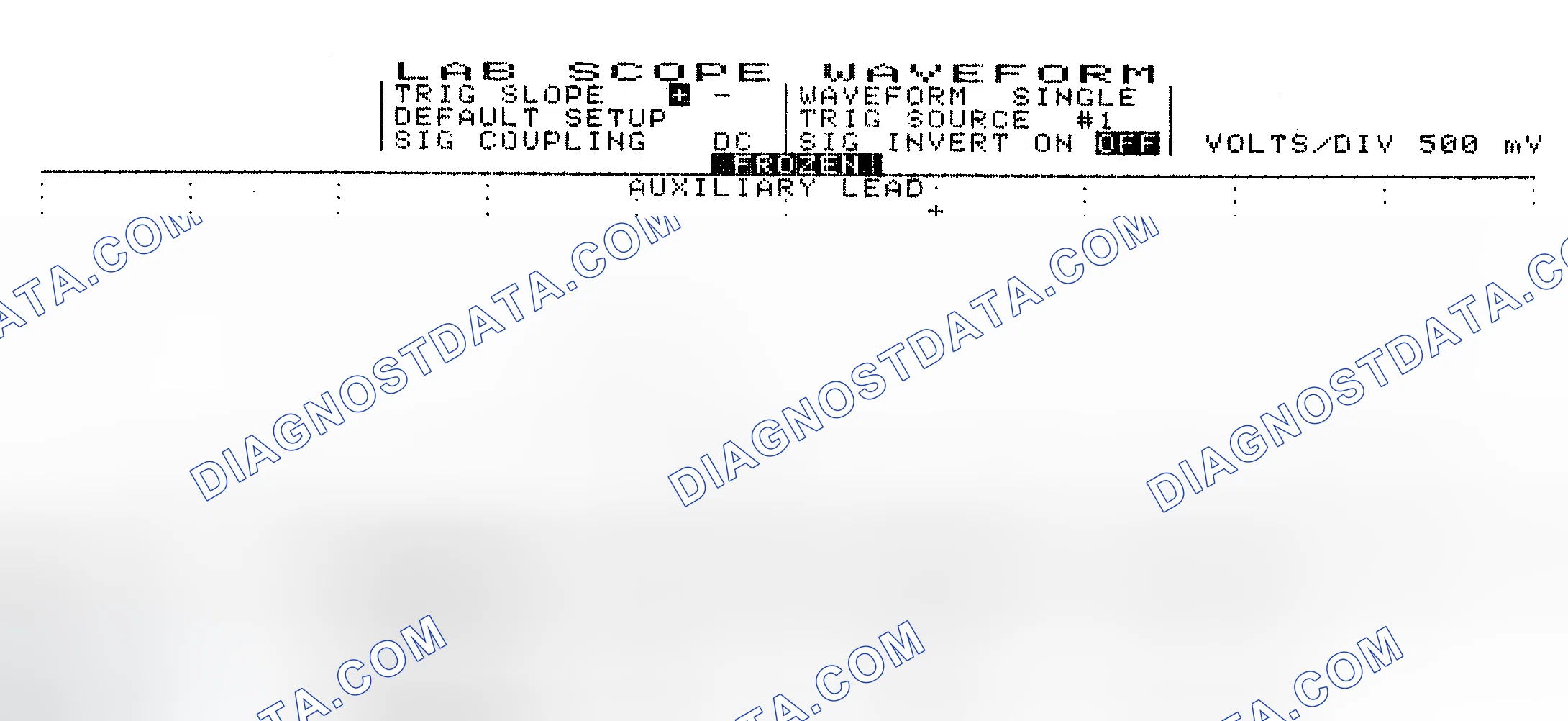 Scheme 10: Single Injector w/Excessive Current Flow - Current Pattern