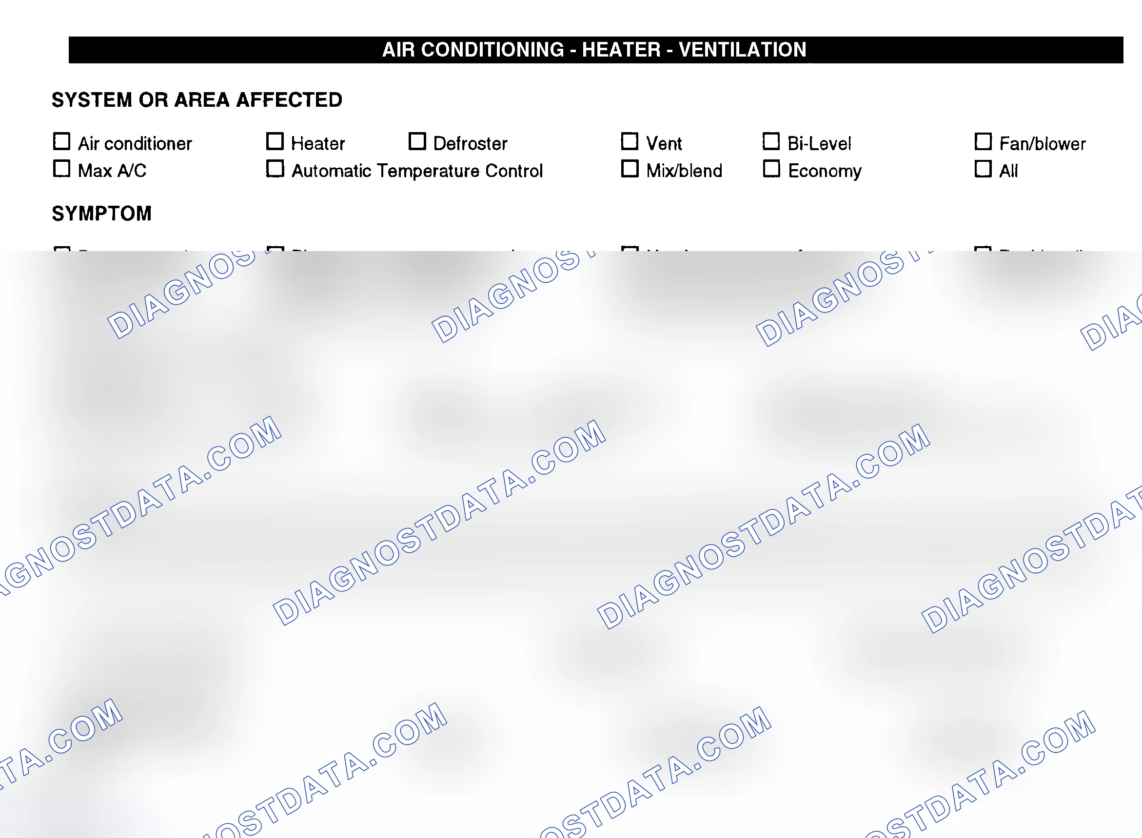 Scheme 8: Air Conditioning, Heater & Ventilation
