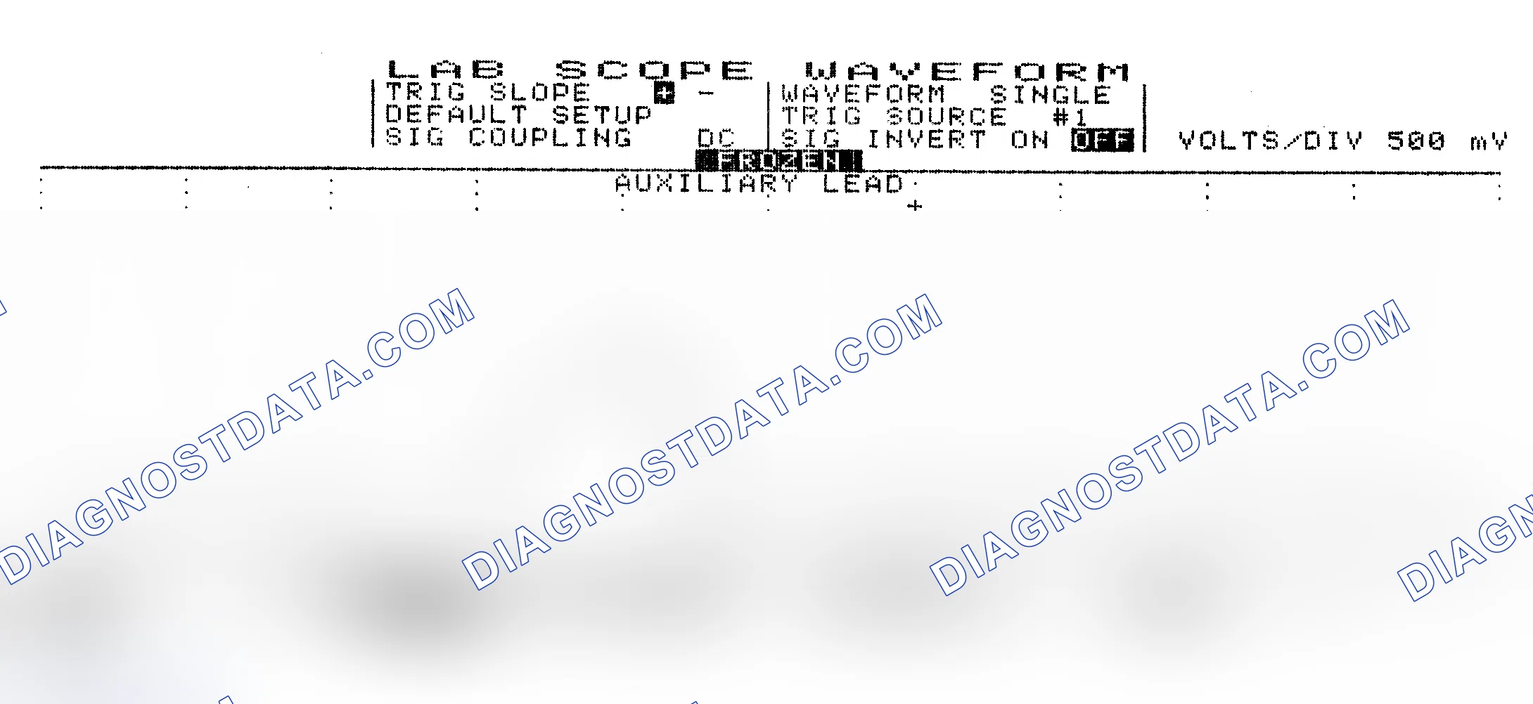 Scheme 10: Single Injector w/Excessive Current Flow - Current Pattern