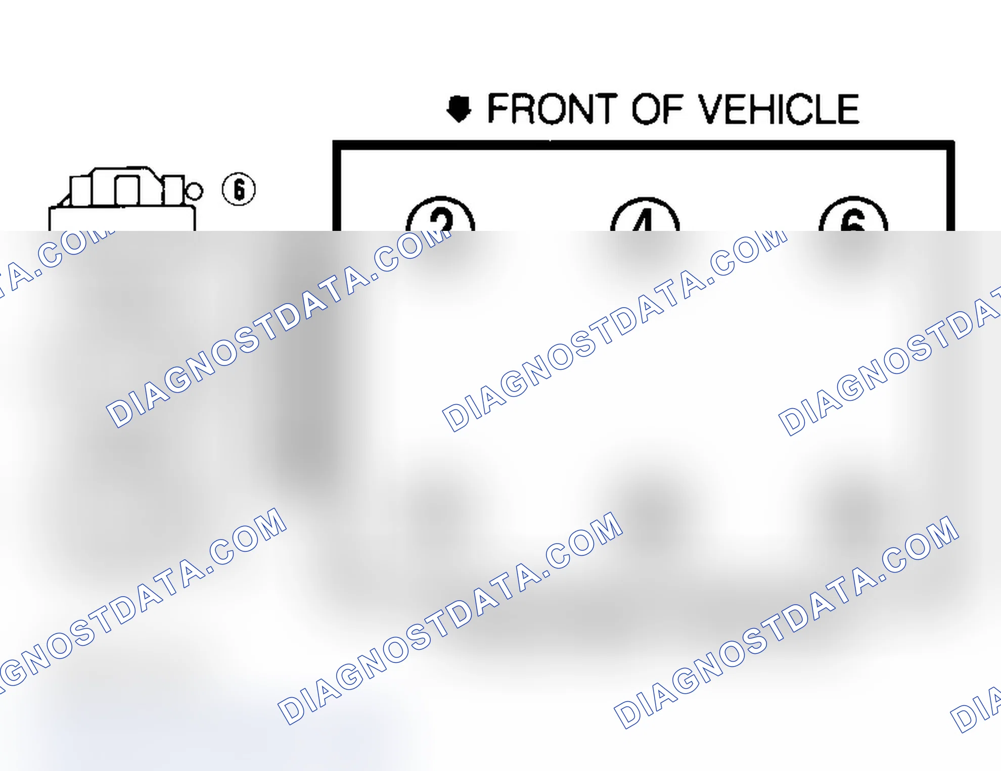 Scheme 6: Firing Order (3.8L - Except "F" Body)