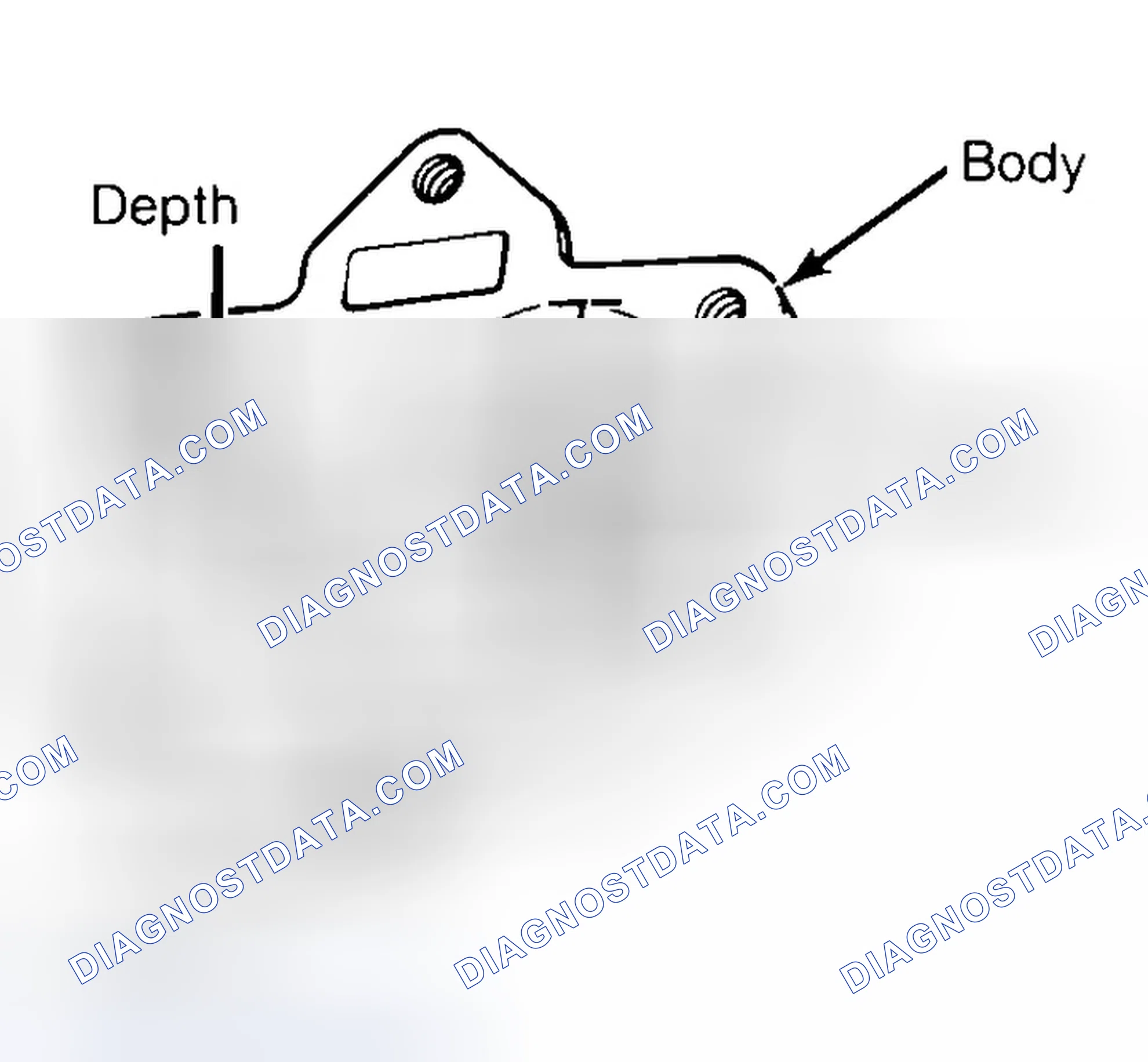 Scheme 35: Measuring Oil Pump Gear Cavity