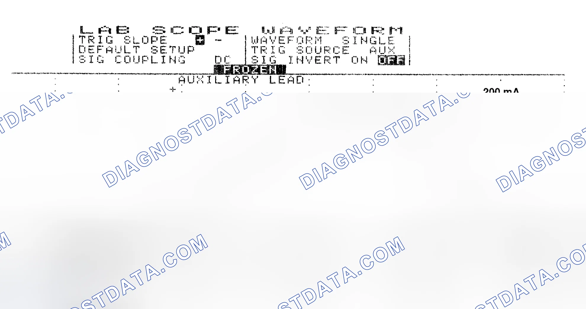 Scheme 13: Single Injector w/Normal Current Flow - Current Pattern
