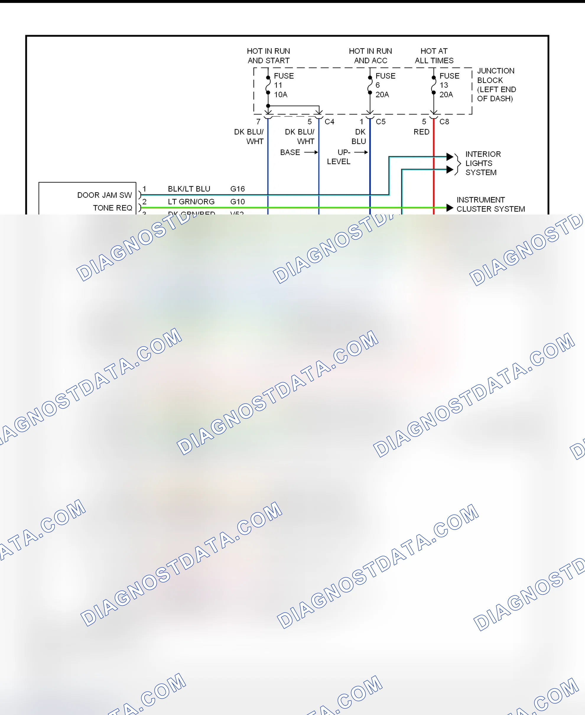 Scheme 78: BCM Wiring Diagram (Dakota)