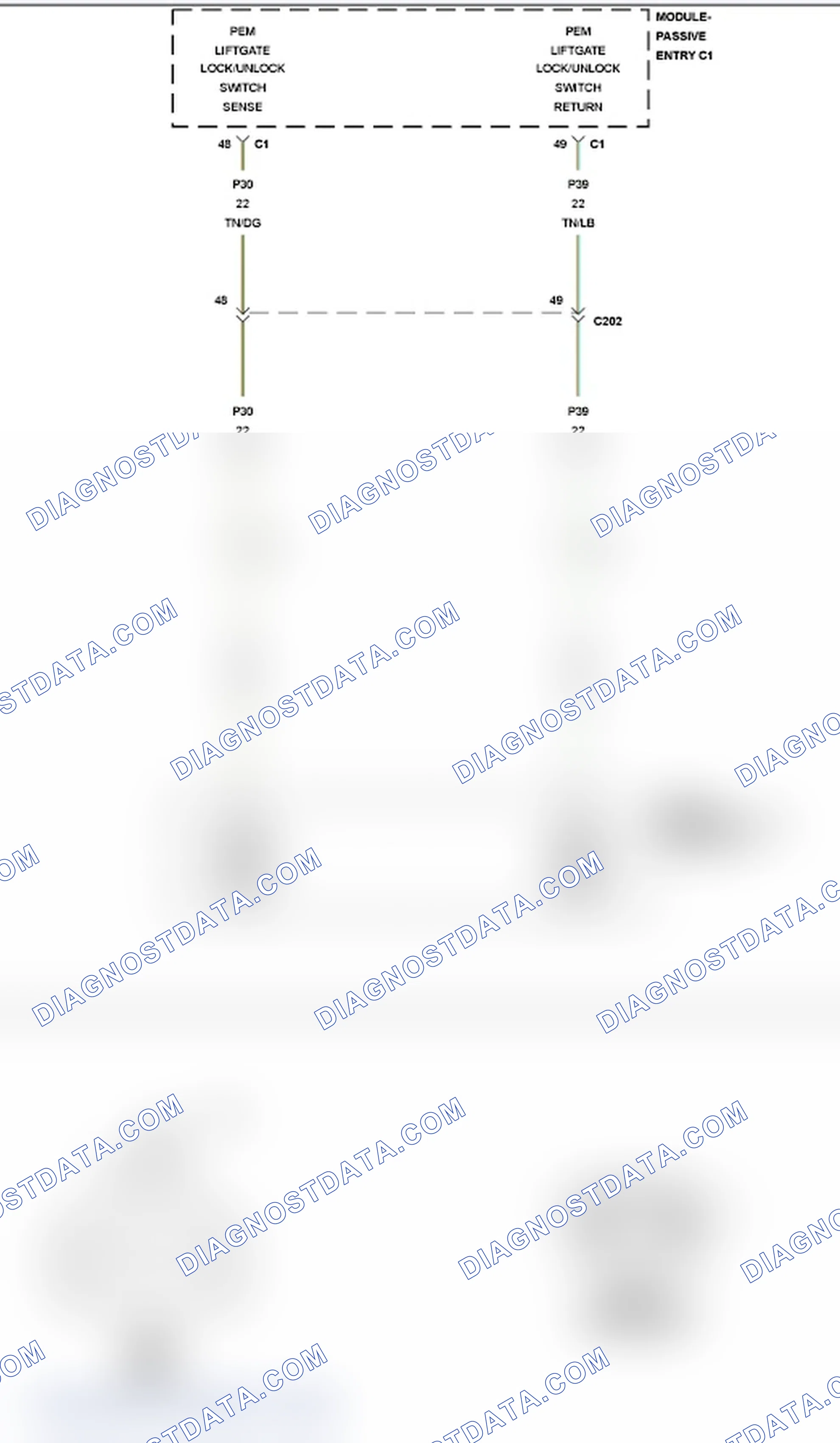 Scheme 38: B259E-00-TRUNK/LIFTGATE DOOR HANDLE LOCK SENSE