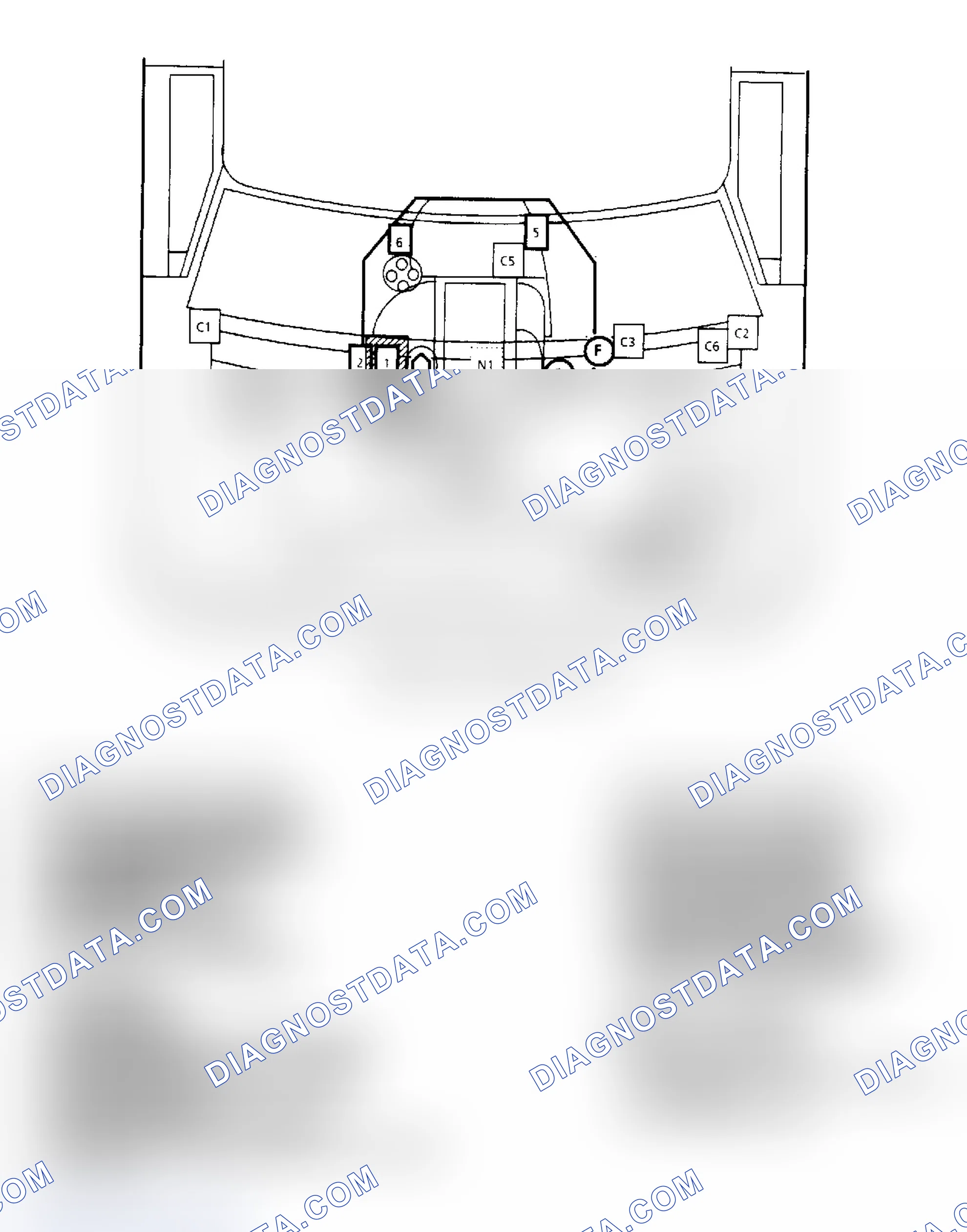 Scheme 143: Component Locations for Astro & Safari 2.5L