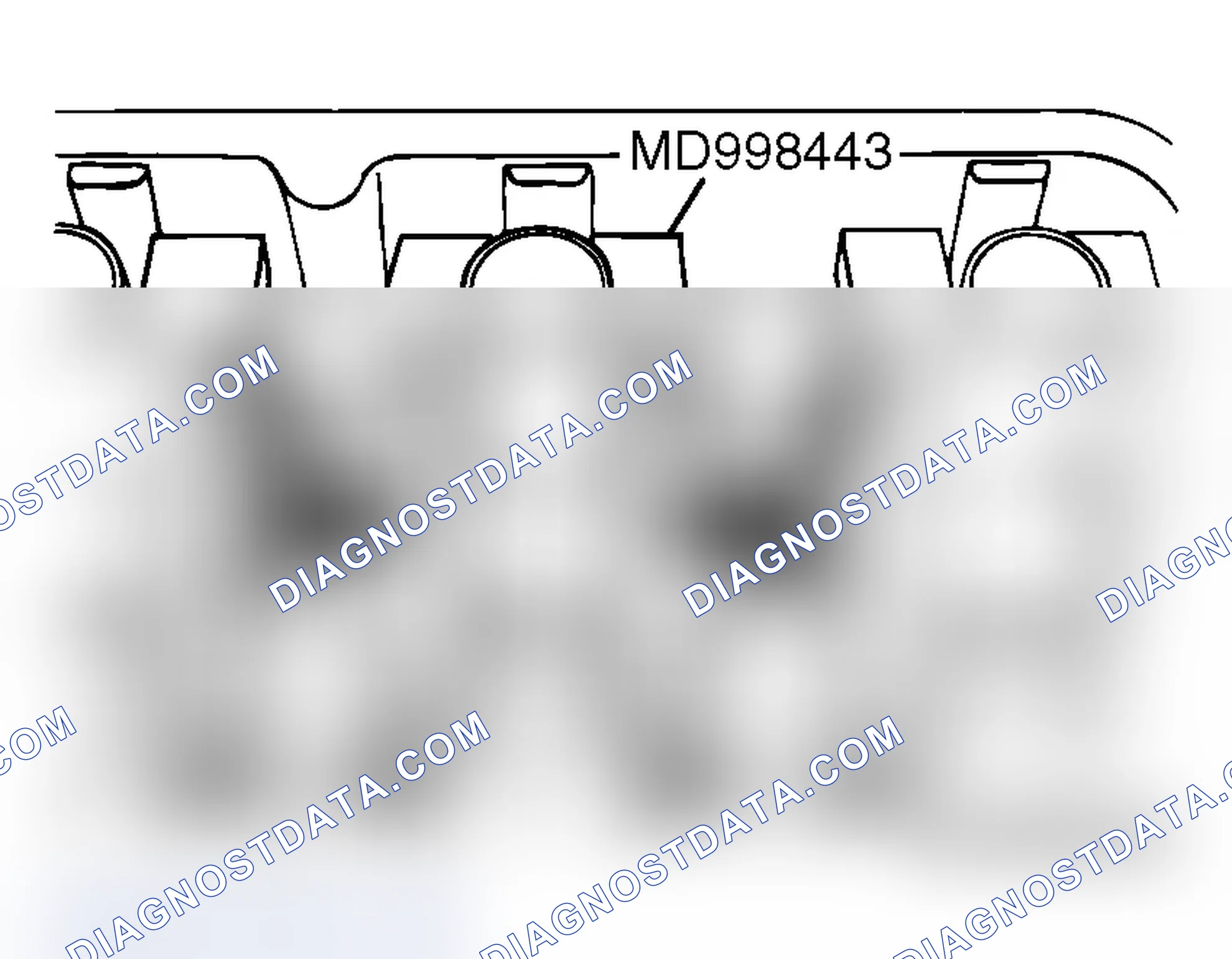 Scheme 269: >>C<< ROCKER ARMS AND ROCKER ARM SHAFT INSTALLATION