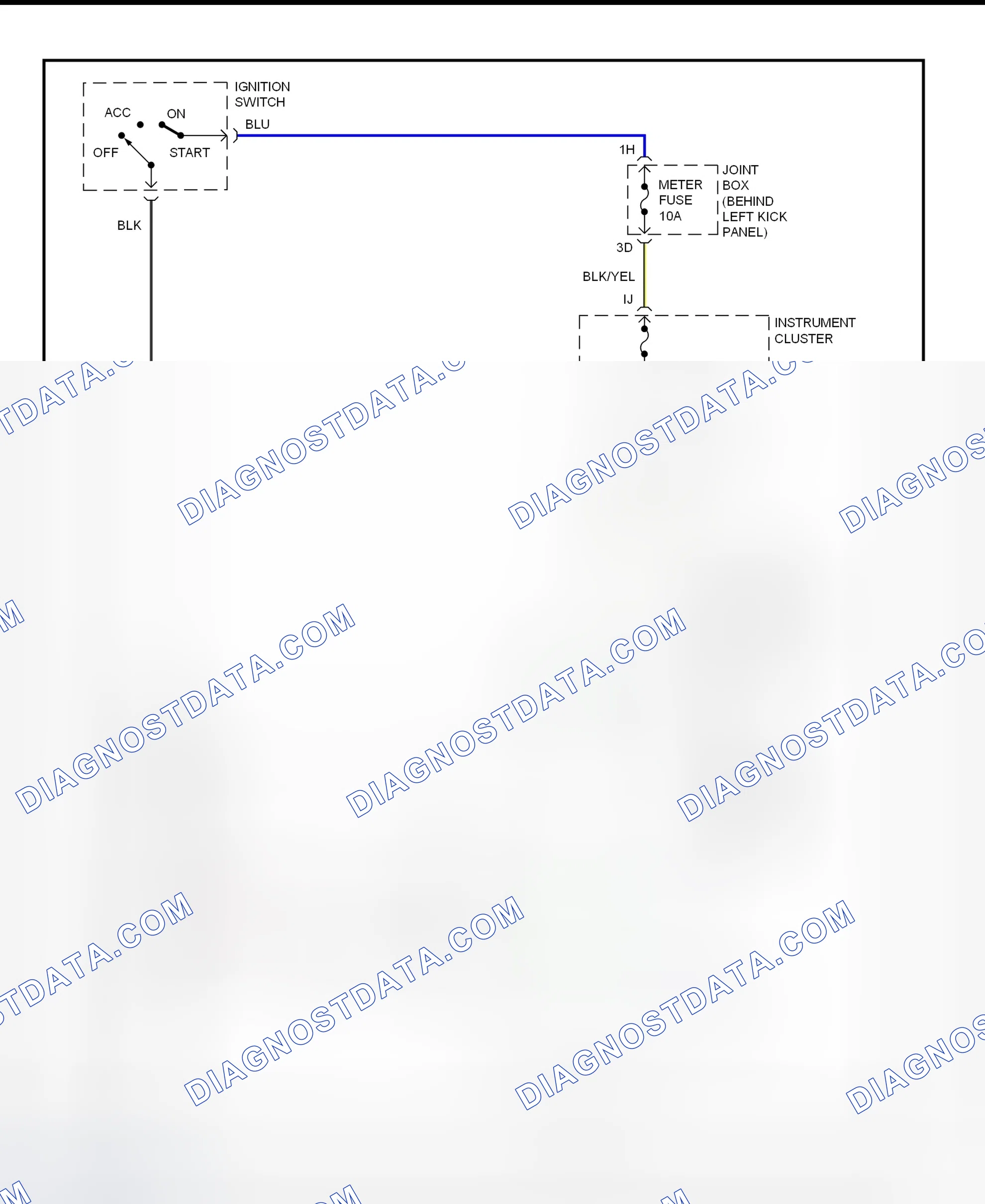 Scheme 4: Charging System Wiring Diagram (Protege)