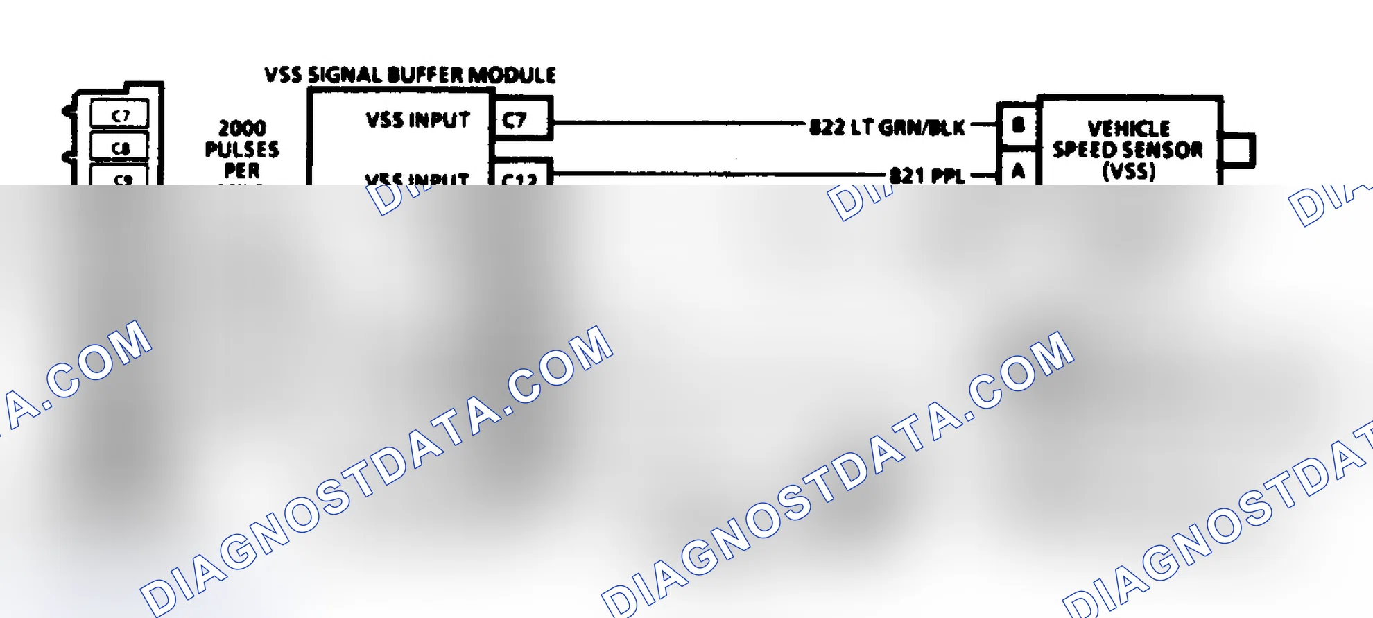 Scheme 15: Code 24 Schematic ("P" Series 5.7L M/T) Vehicle Speed Sensor
