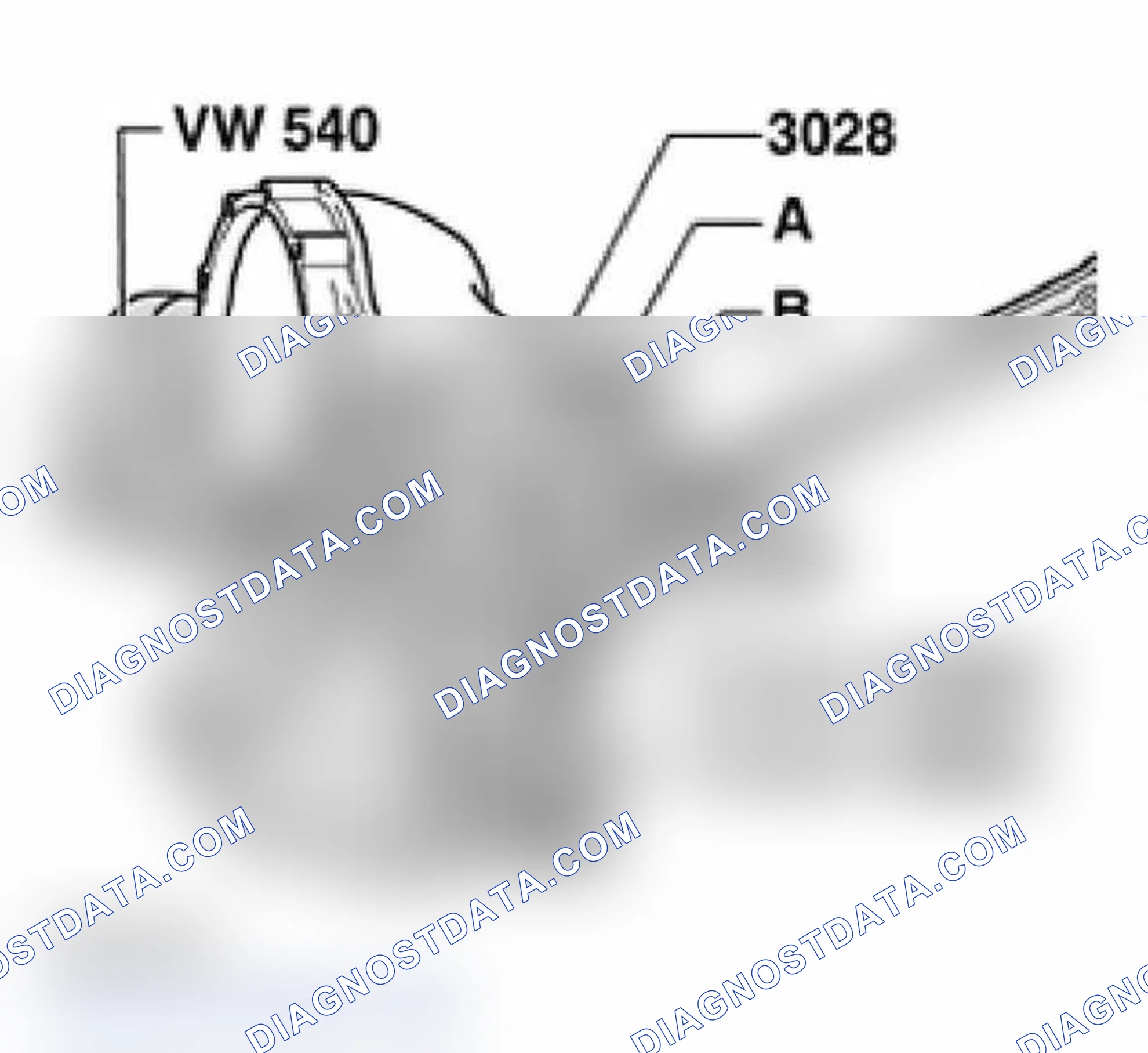 Scheme 164: Tightening nut for drive pinion and measuring friction torque