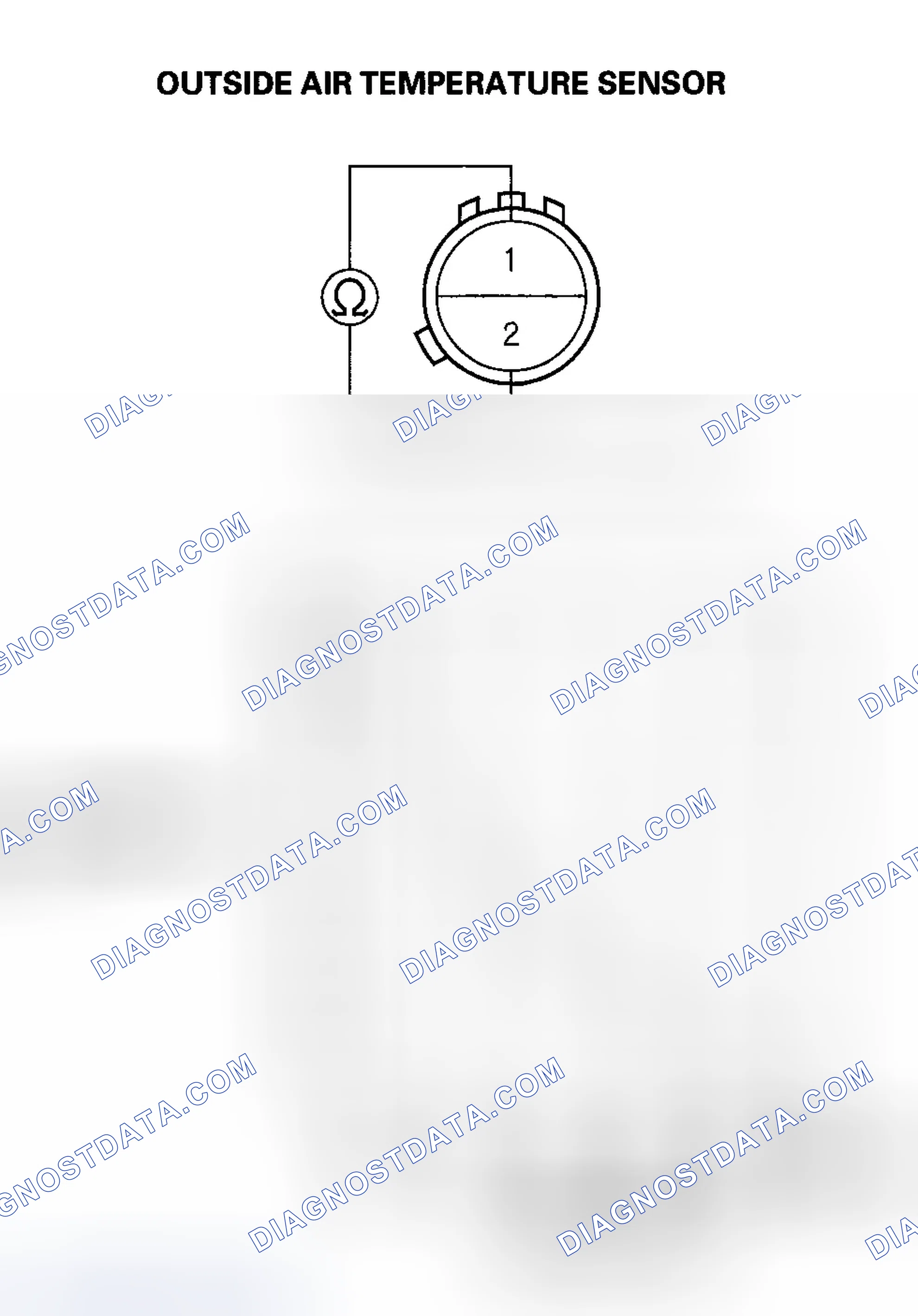 Scheme 18: DTC indicator C: An Open in the Outside Air Temperature Sensor Circuit