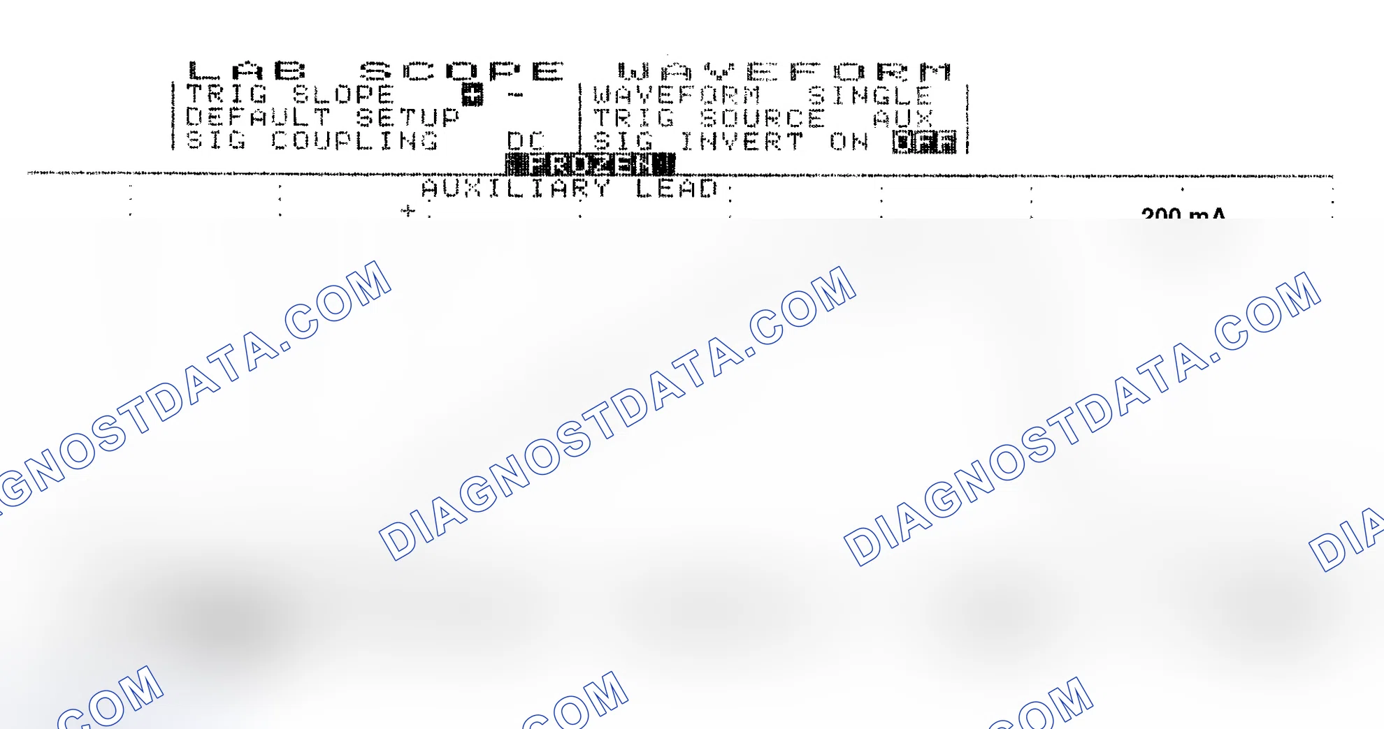Scheme 13: Single Injector w/Normal Current Flow - Current Pattern