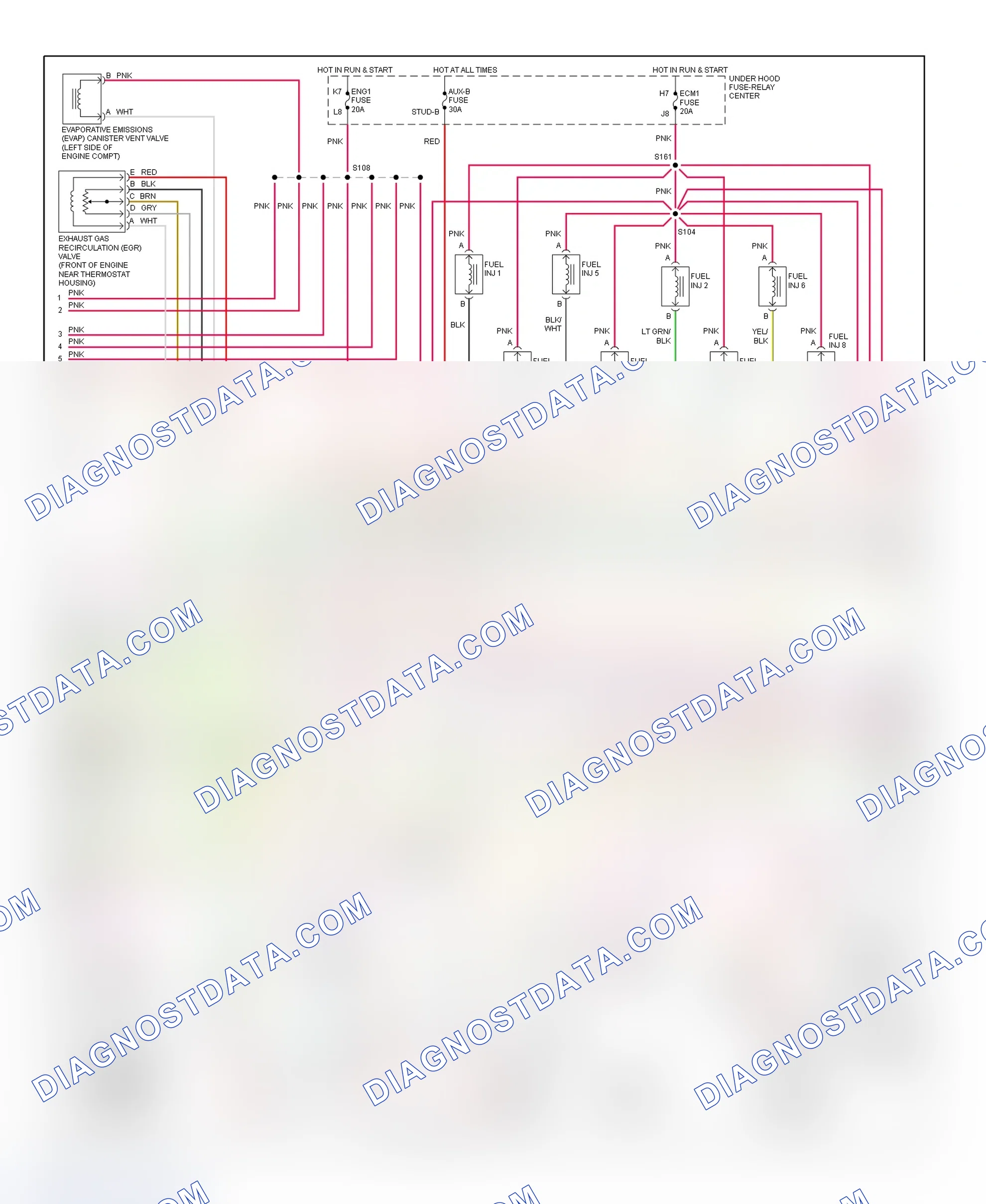 Scheme 76: PCM Wiring Diagram (Escalade, Pickup, Suburban, Tahoe & Yukon - 5.0L & 5.7L - 2 Of 4)