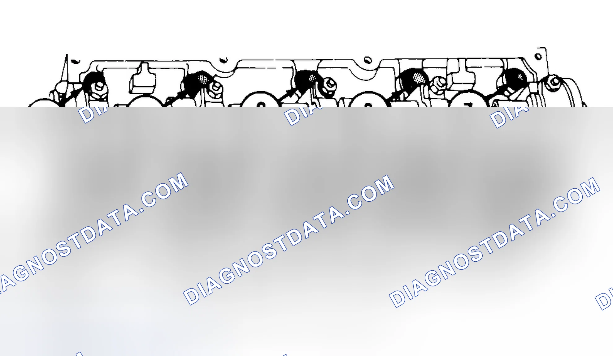 Scheme 7: Typical Cylinder Head Tightening or Loosening Sequence