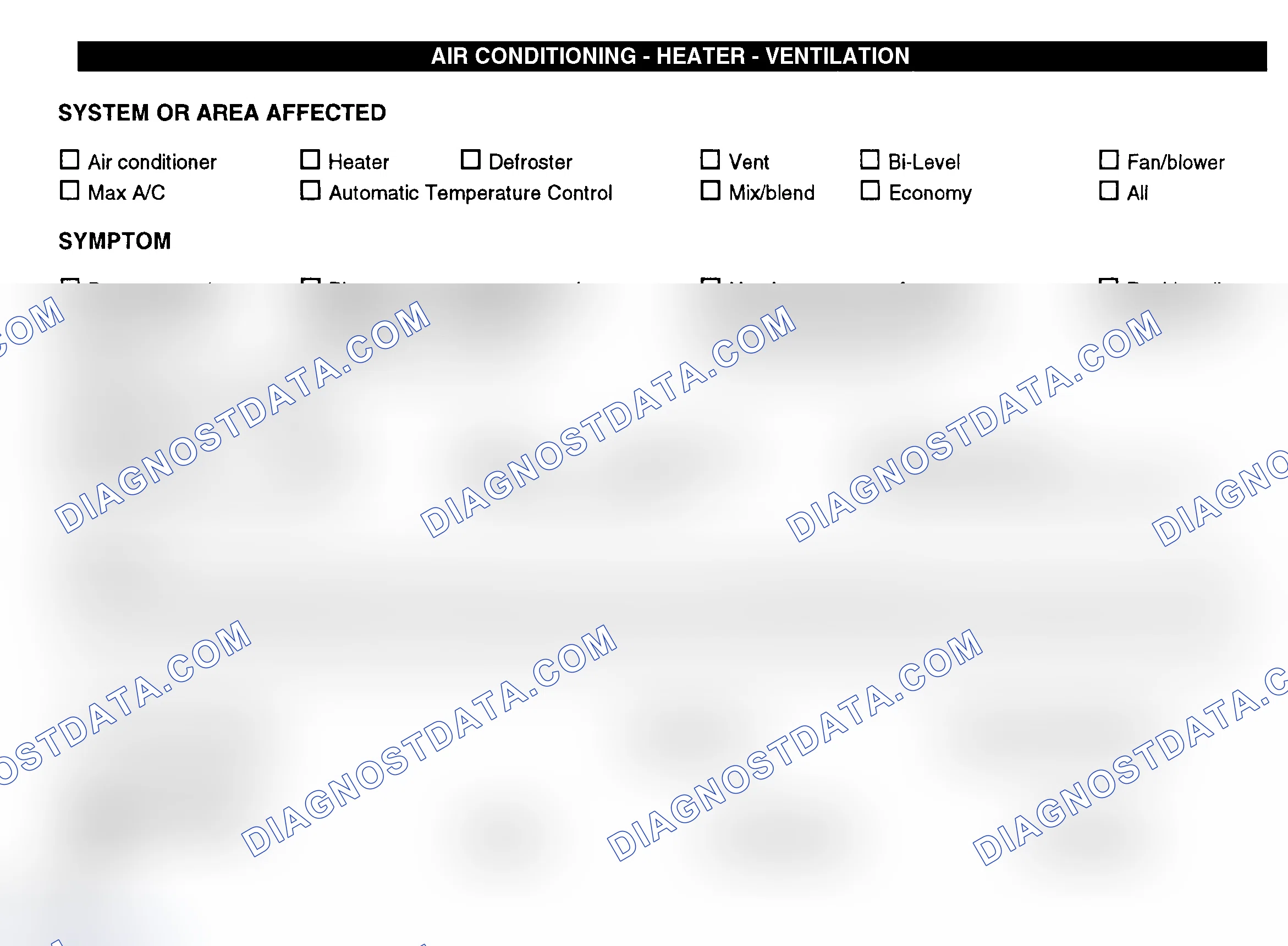 Scheme 8: Air Conditioning, Heater & Ventilation