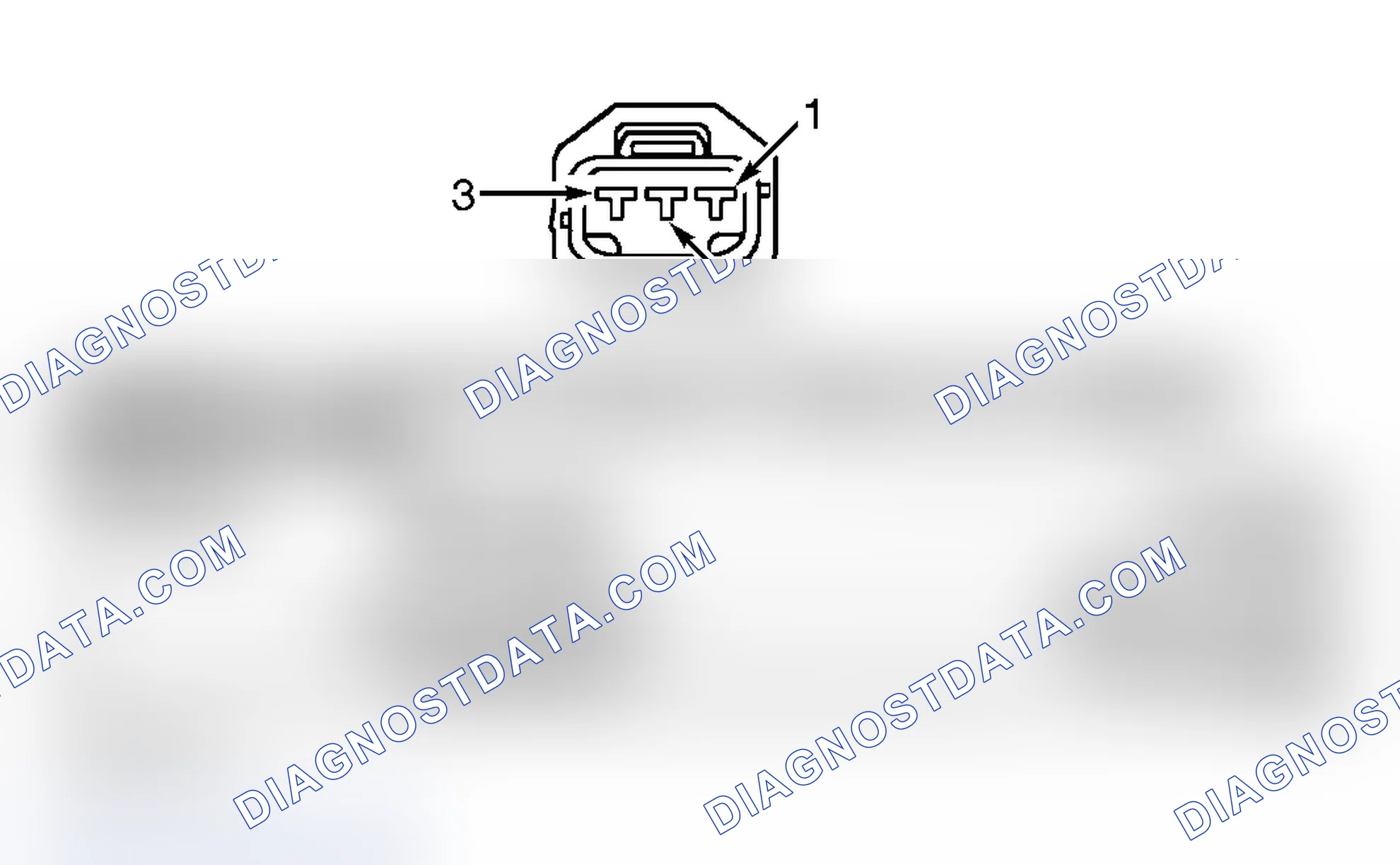 Scheme 80: CAMSHAFT POSITION SENSOR HARNESS CONNECTOR END VIEW