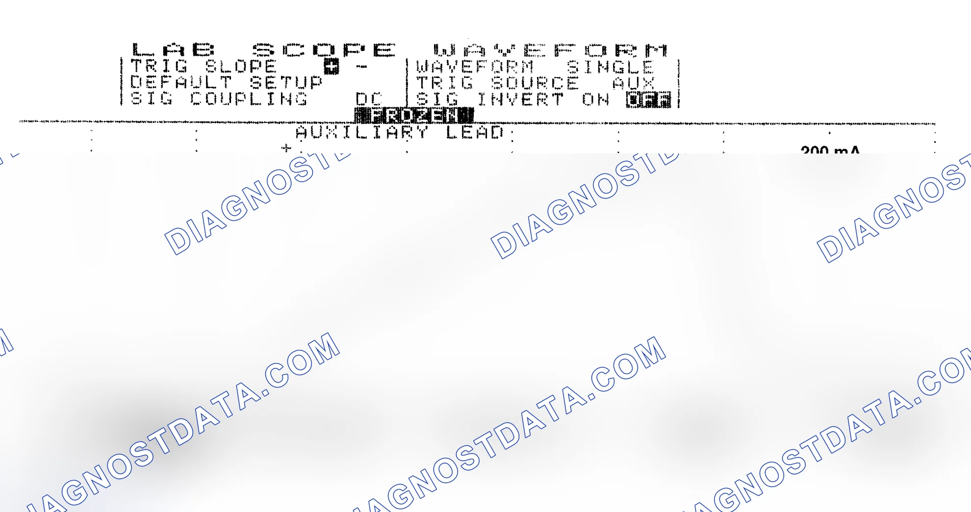 Scheme 13: Single Injector w/Normal Current Flow - Current Pattern