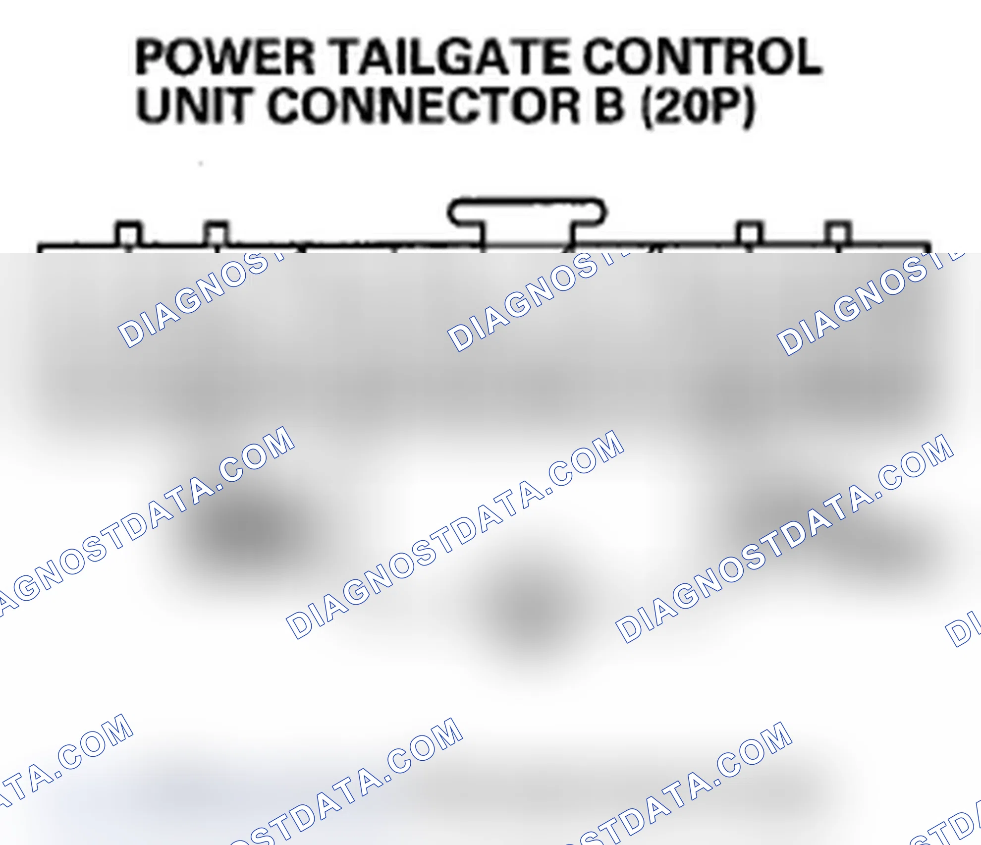 Scheme 215: DTC B1386: Power Tailgate Sensor Pulse A Circuit Malfunction