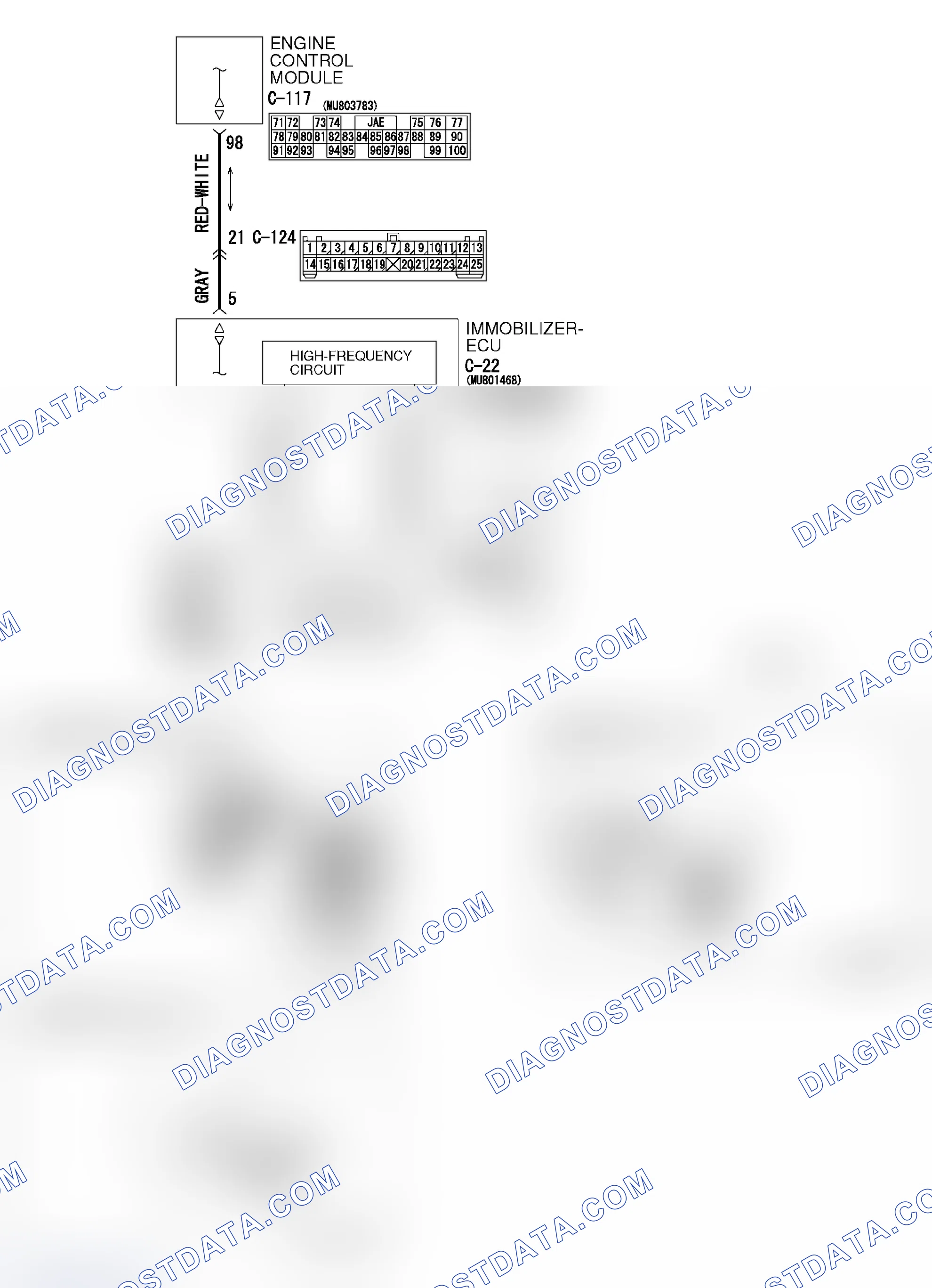 Scheme 194: DTC 11: Transponder Communication System or Radio Interference of Encrypted Code