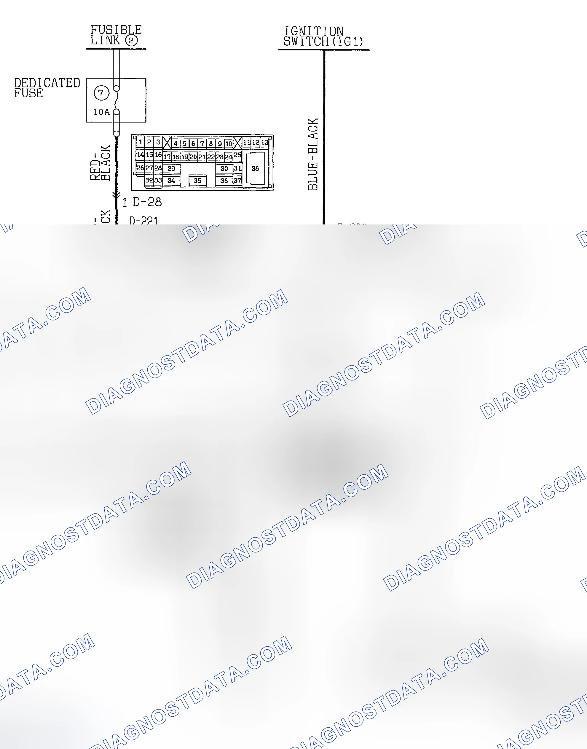 Scheme 3: CIRCUIT DIAGRAM & CONNECTOR IDENTIFICATION
