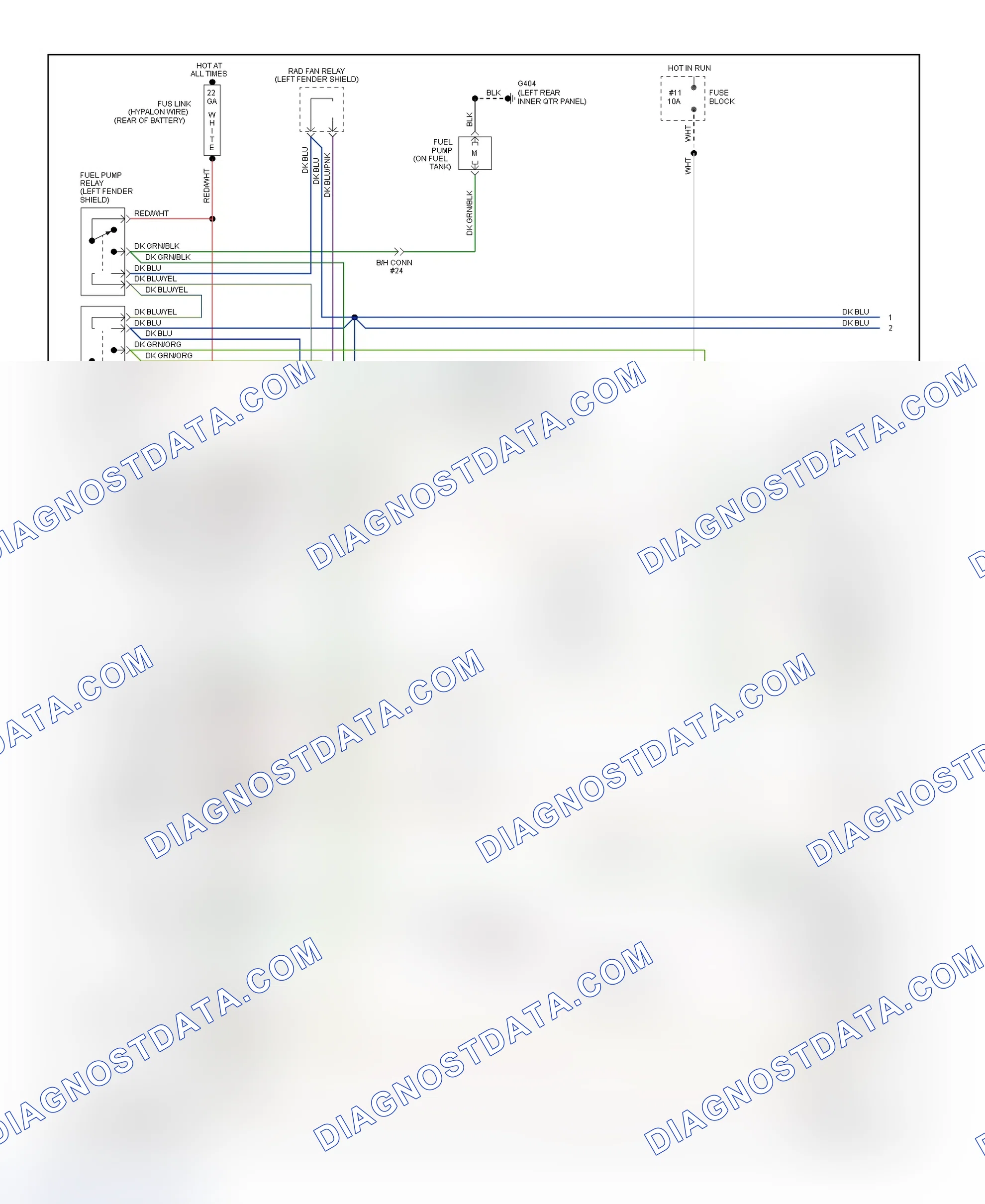 Scheme 6: PCM Wiring Diagram Acclaim & Spirit 2.5L TBI - (1 Of 2)