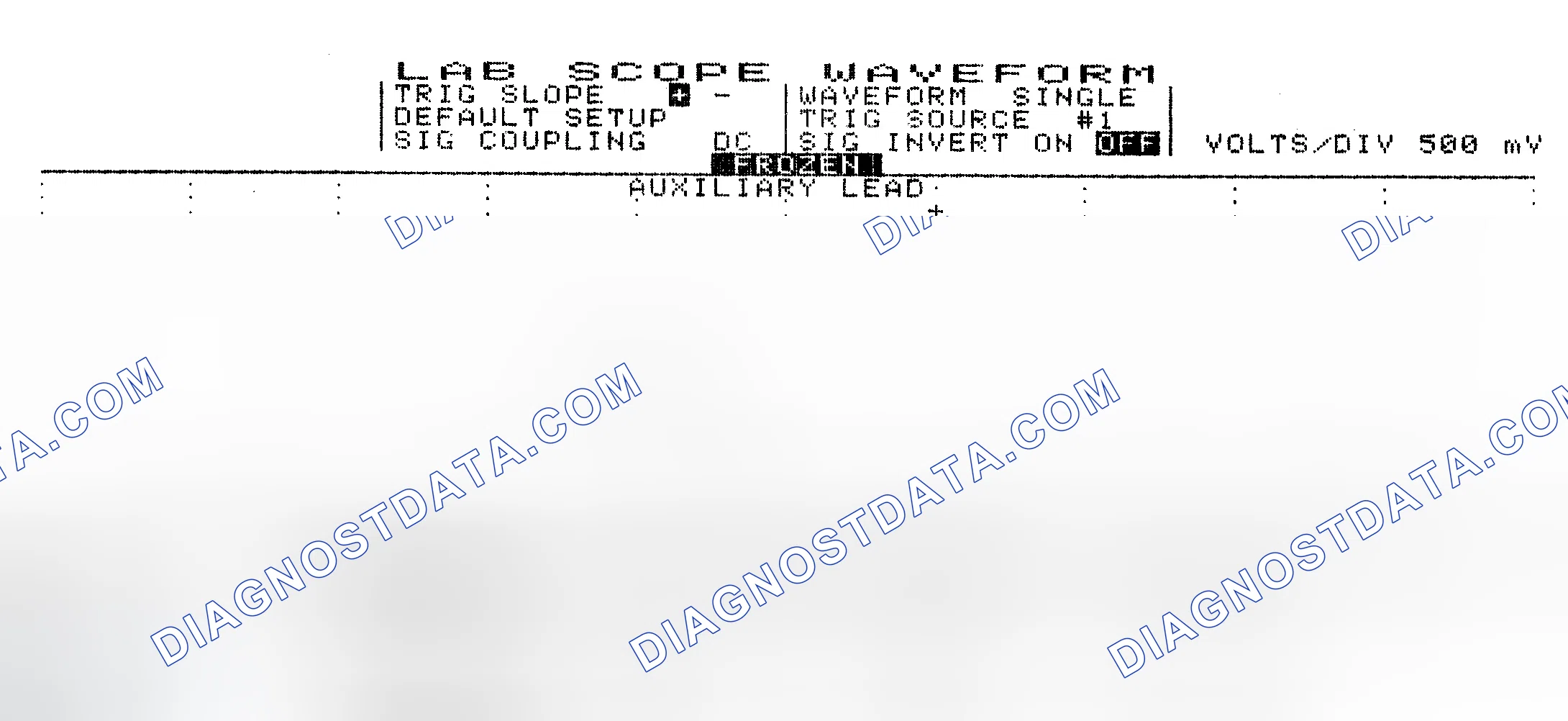 Scheme 10: Single Injector w/Excessive Current Flow - Current Pattern