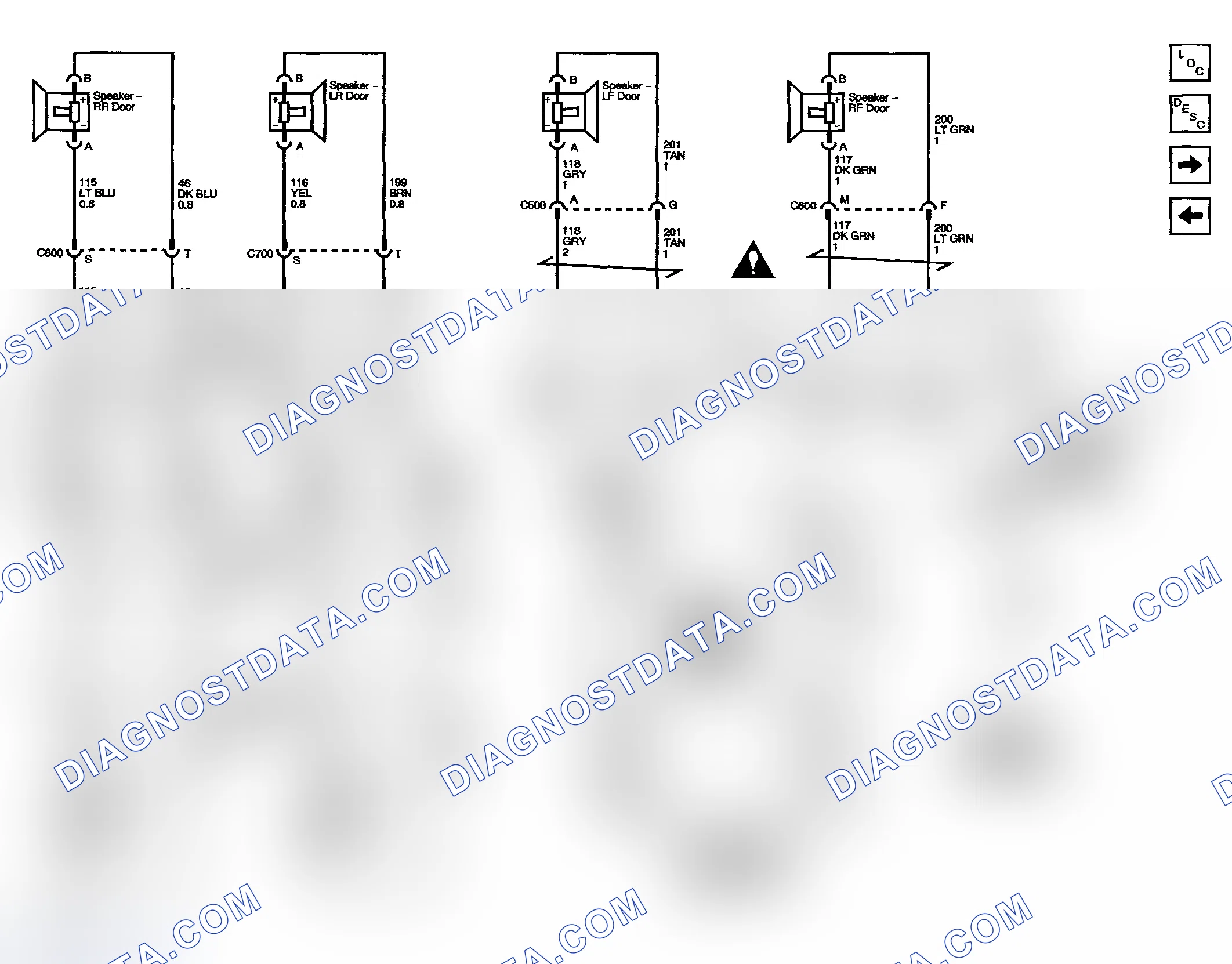 Scheme 7: Radio/Audio System Schematics (Premium Radio - Speakers and Amplifier)