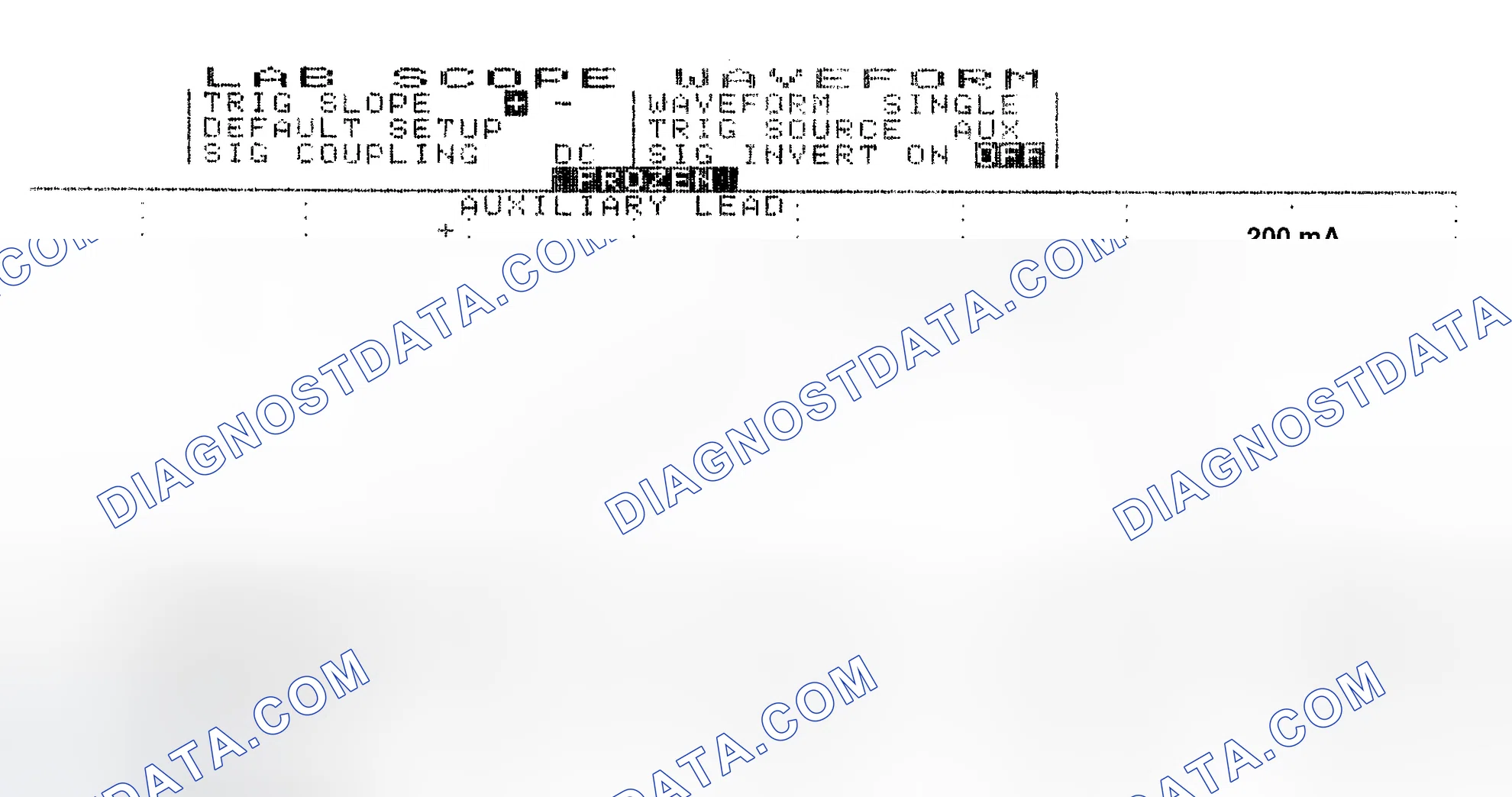 Scheme 13: Single Injector w/Normal Current Flow - Current Pattern