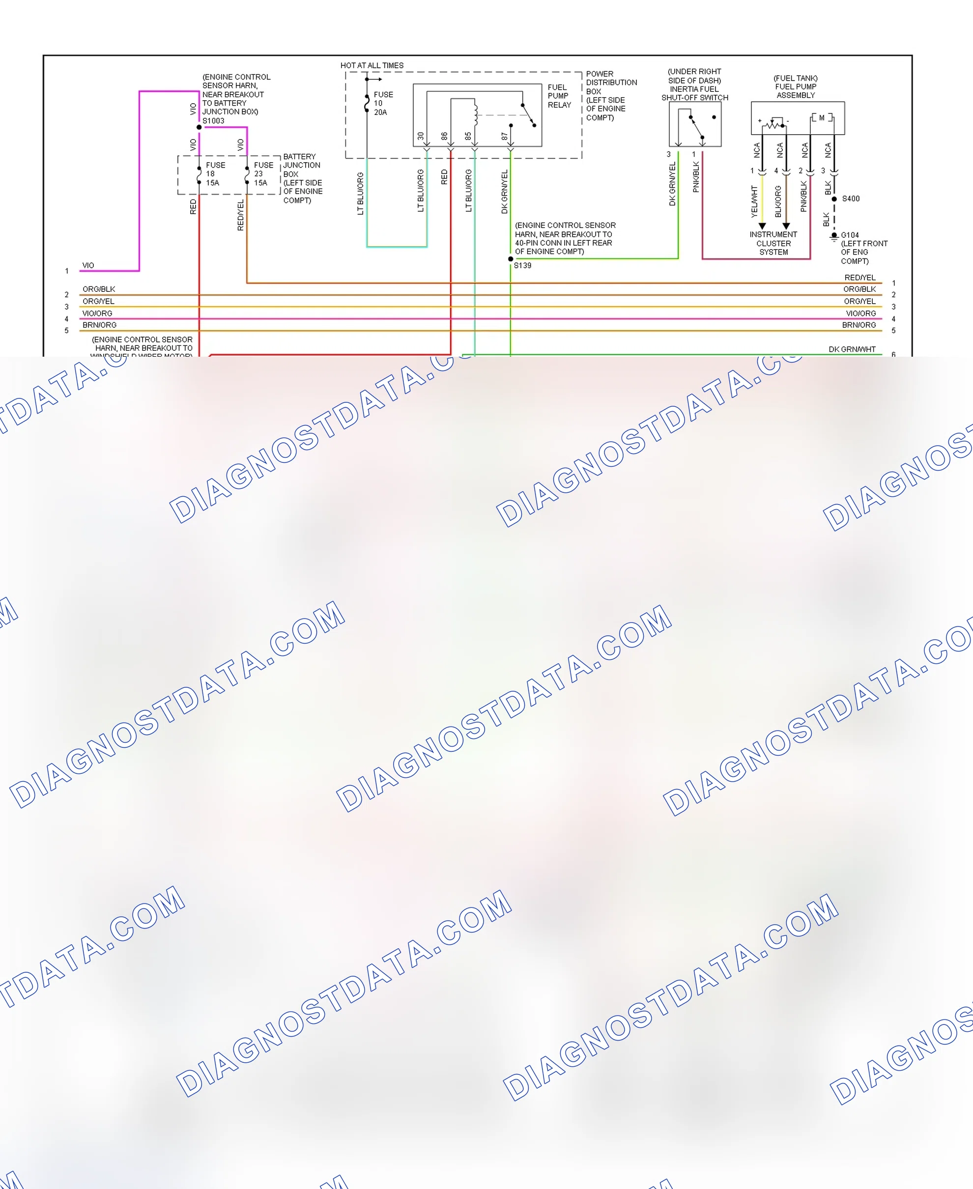 Scheme 133: PCM Wiring Diagram (Pickup - F150 - 5.4L Gasoline W/4R100 Transmission - 2 Of 4)