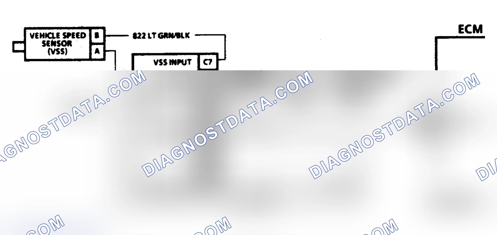 Scheme 43: Code 24 Schematic ("C" & "K" Series 5.7L M/T) Vehicle Speed Sensor