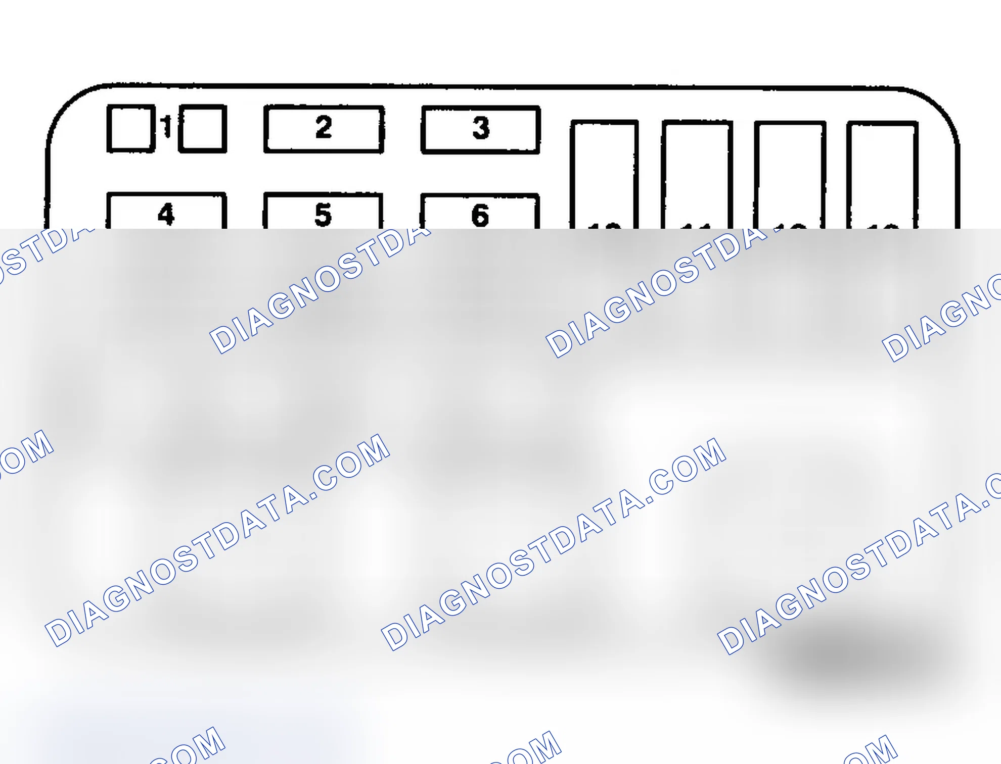 Scheme 17: PASSENGER-SIDE UNDERHOOD ELECTRICAL CENTER ID (1994-96)