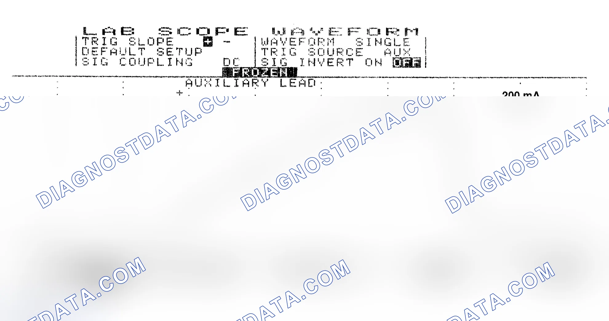Scheme 13: Single Injector w/Normal Current Flow - Current Pattern
