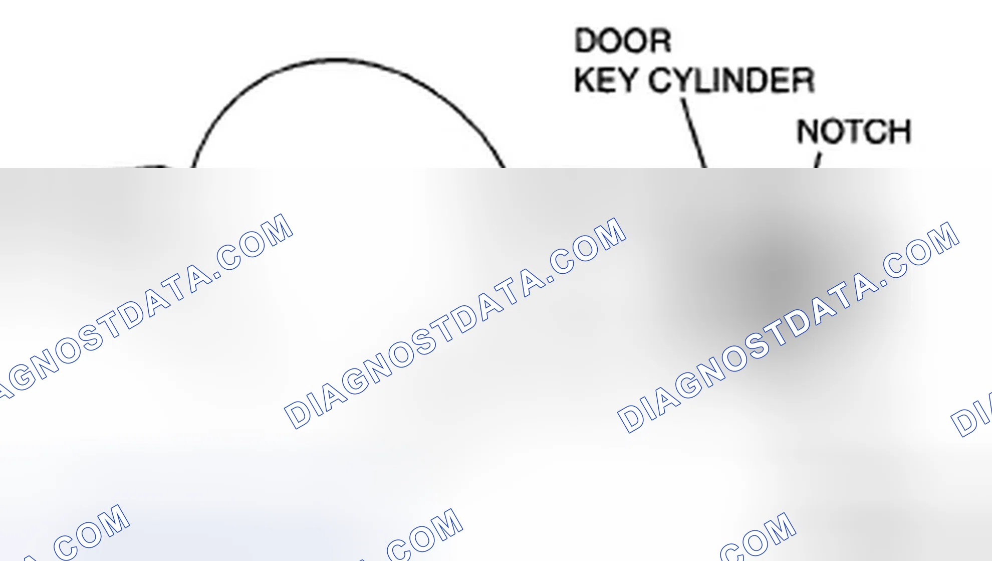 Scheme 12: FRONT DOOR KEY CYLINDER REMOVAL/INSTALLATION
