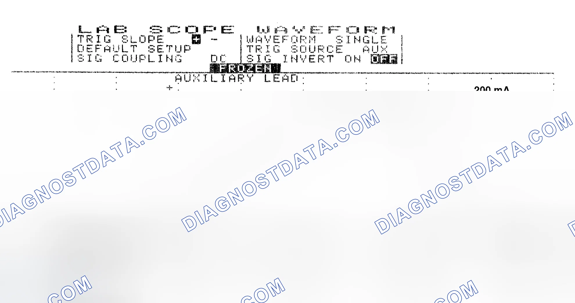 Scheme 13: Single Injector w/Normal Current Flow - Current Pattern