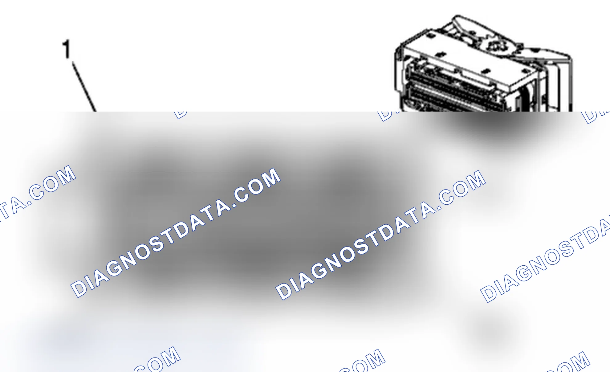 Engine Control Module Connector End Views