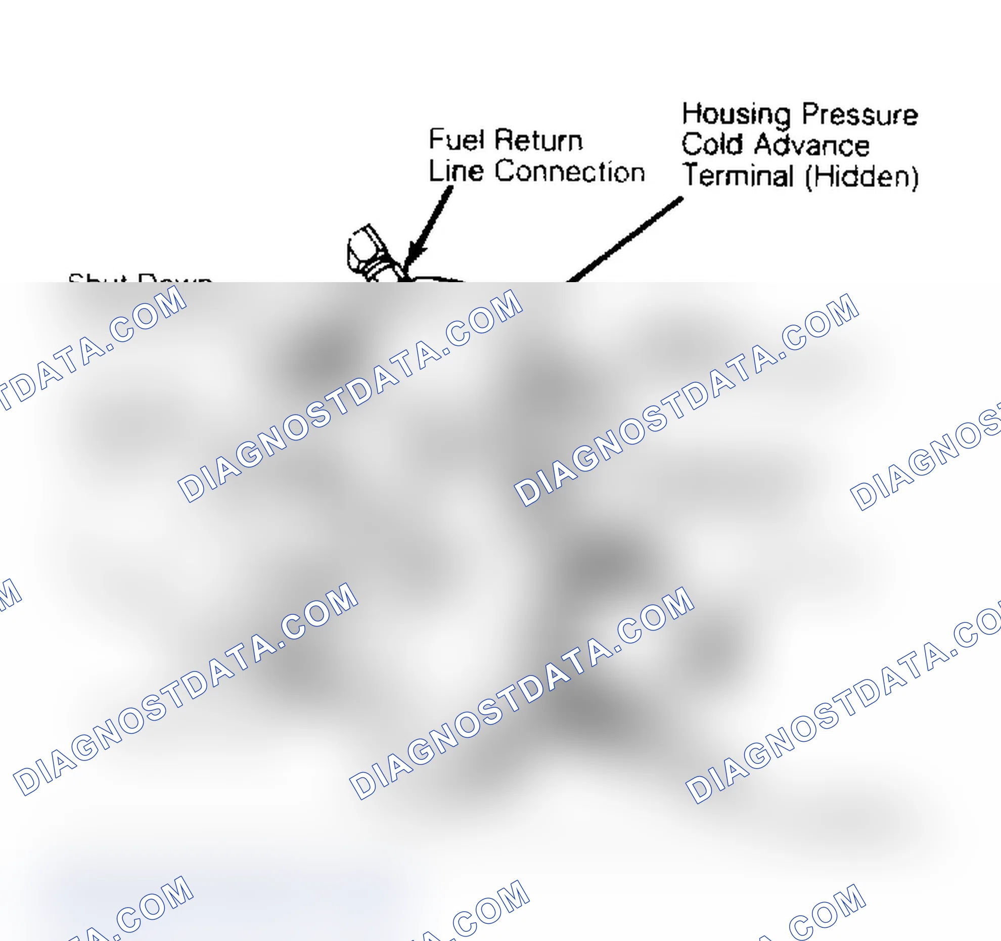 Scheme 1: DIESEL INJECTION PUMP