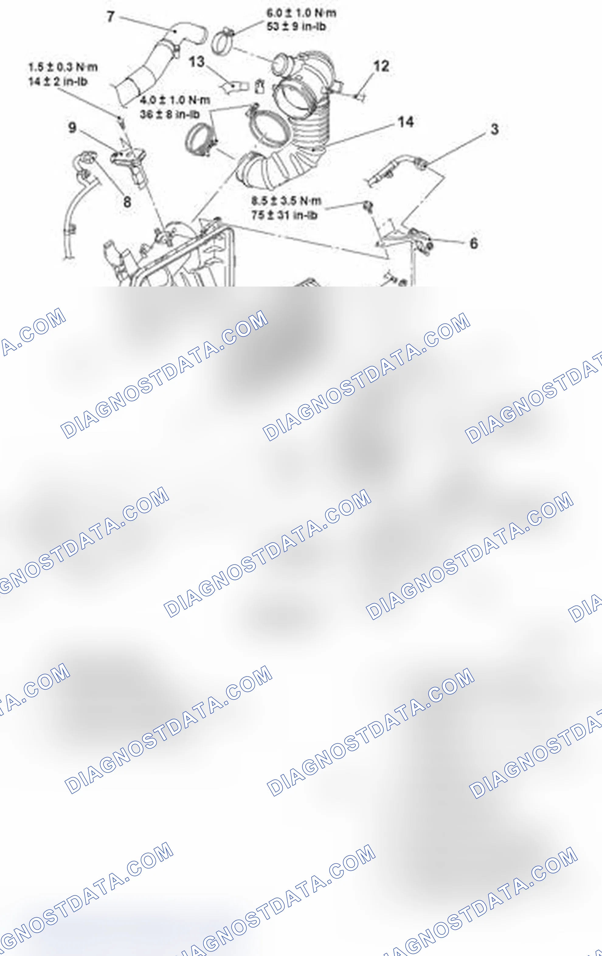 Scheme 12: REMOVAL AND INSTALLATION < 2.0L ENGINE TURBO >