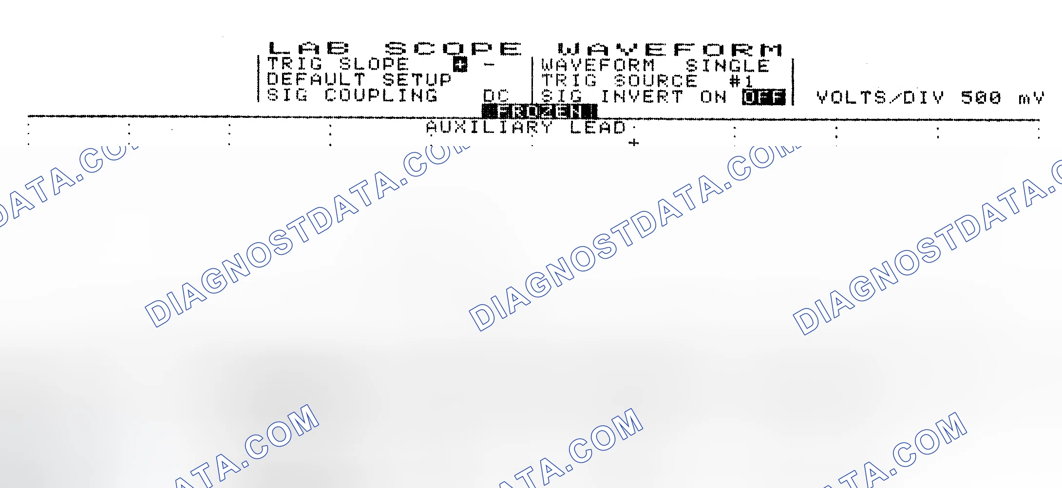 Scheme 10: Single Injector w/Excessive Current Flow - Current Pattern